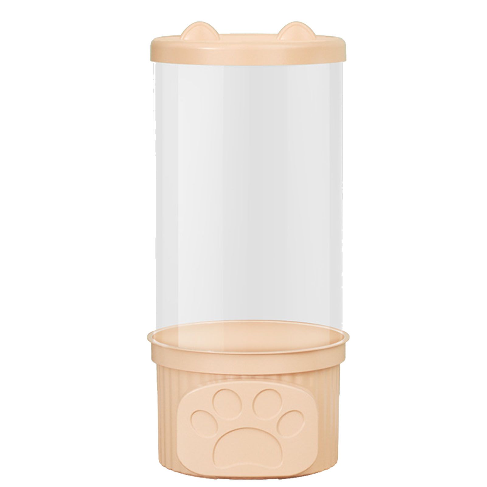 Toy Storage Container PET Transparent Cylinder Plush Toy Display Bucket with