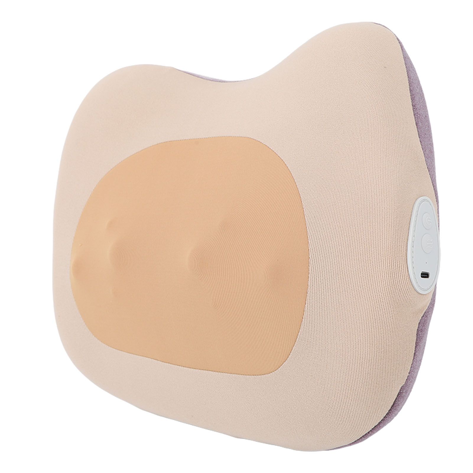 Yellow Back Pillow Massager Multifunctional Heart Shape Deep Tissue Massage view 3