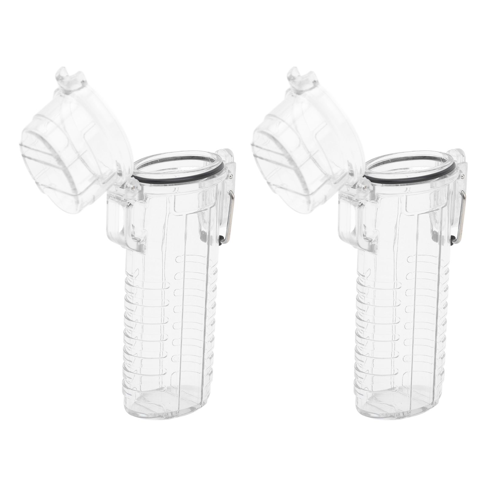 2Pcs Lighter Case Waterproof Lighter Storage Container Plastic for Outdoor view 2