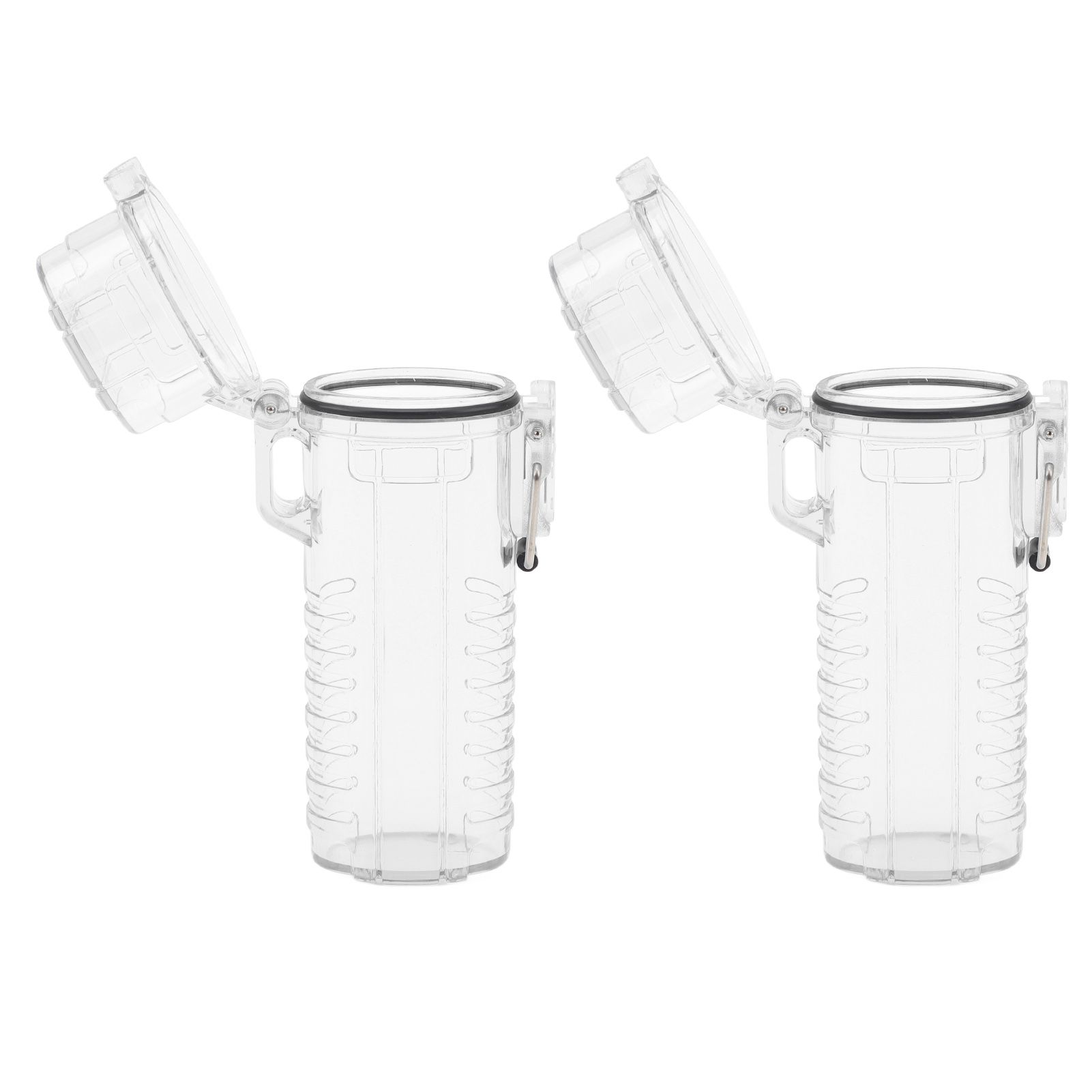 2Pcs Lighter Case Waterproof Lighter Storage Container Plastic for Outdoor view 3