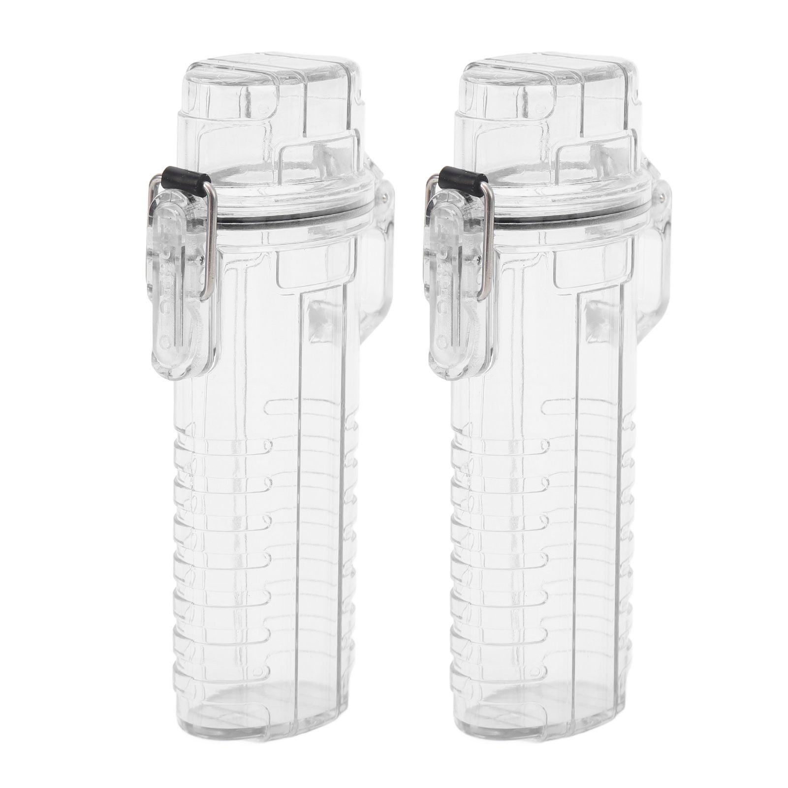 2Pcs Lighter Case Waterproof Lighter Storage Container Plastic for Outdoor view 7