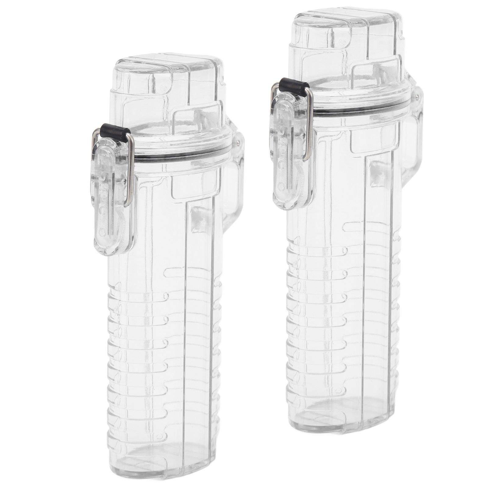 2Pcs Lighter Case Waterproof Lighter Storage Container Plastic for Outdoor view 8