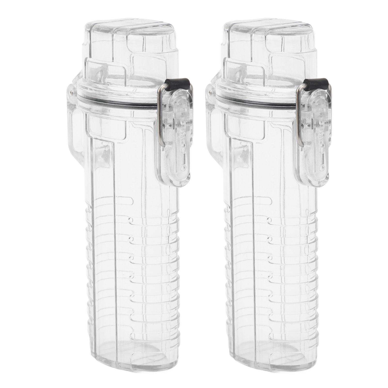 2Pcs Lighter Case Waterproof Lighter Storage Container Plastic for Outdoor view 9