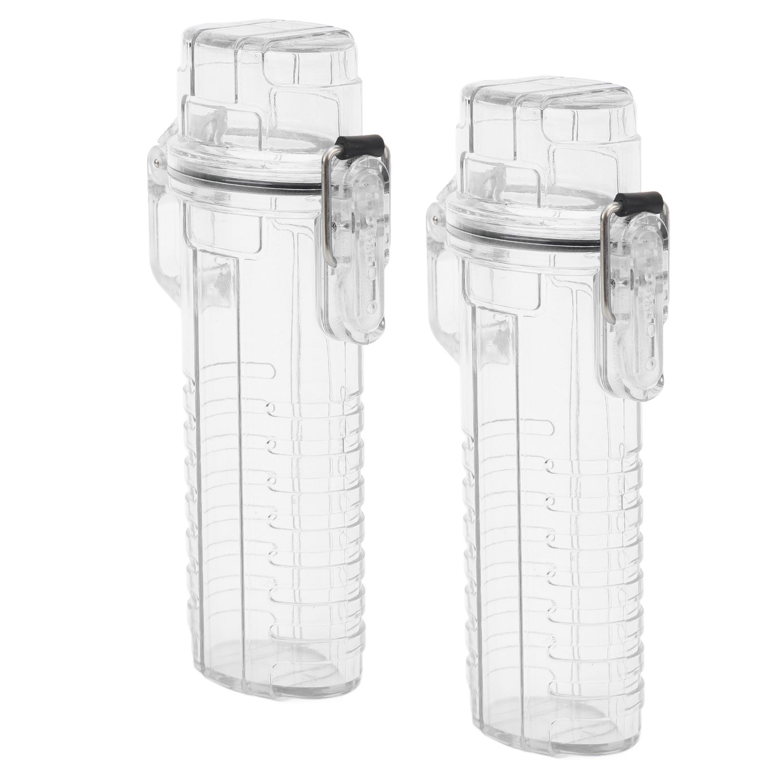 2Pcs Lighter Case Waterproof Lighter Storage Container Plastic for Outdoor view 10
