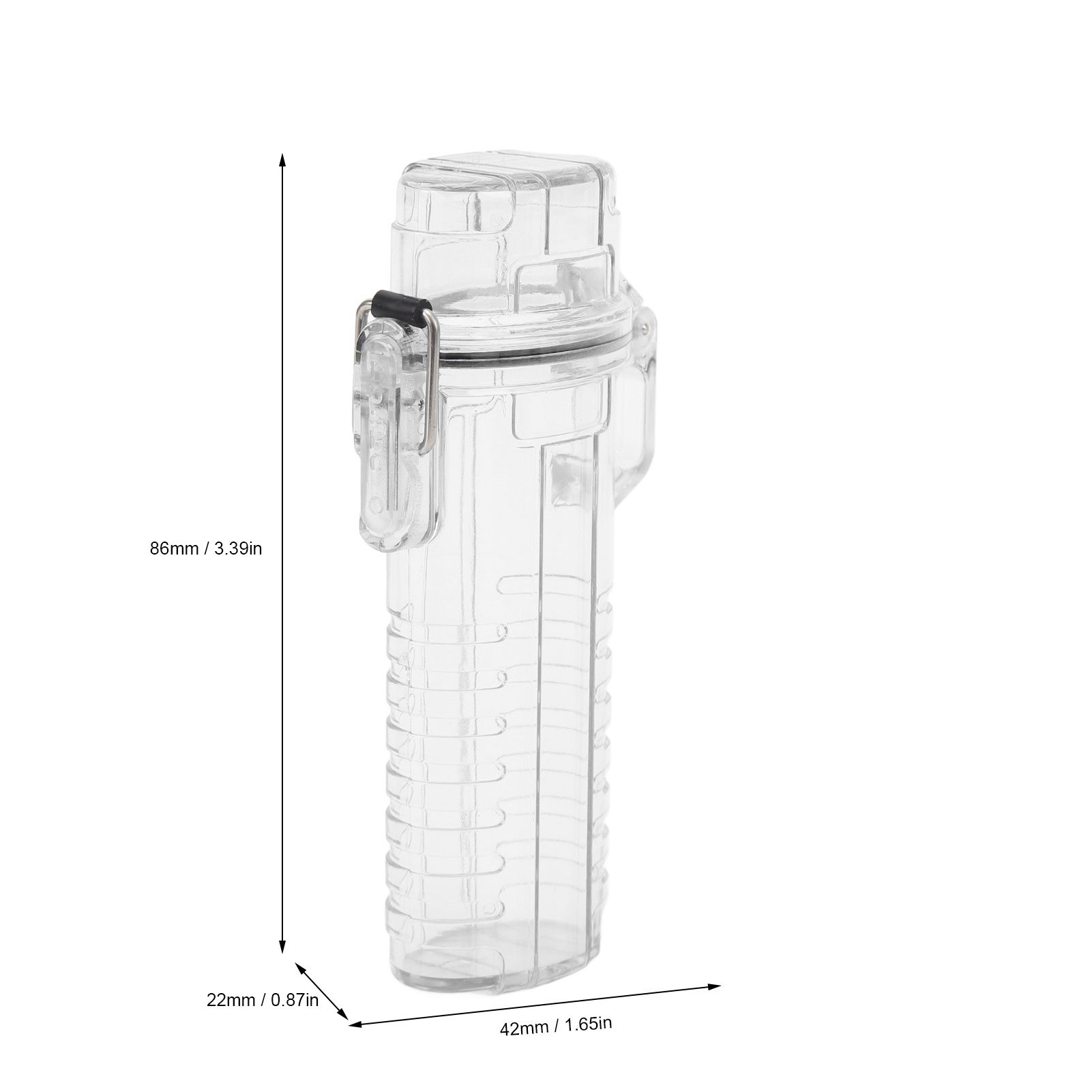 2Pcs Lighter Case Waterproof Lighter Storage Container Plastic for Outdoor view 13