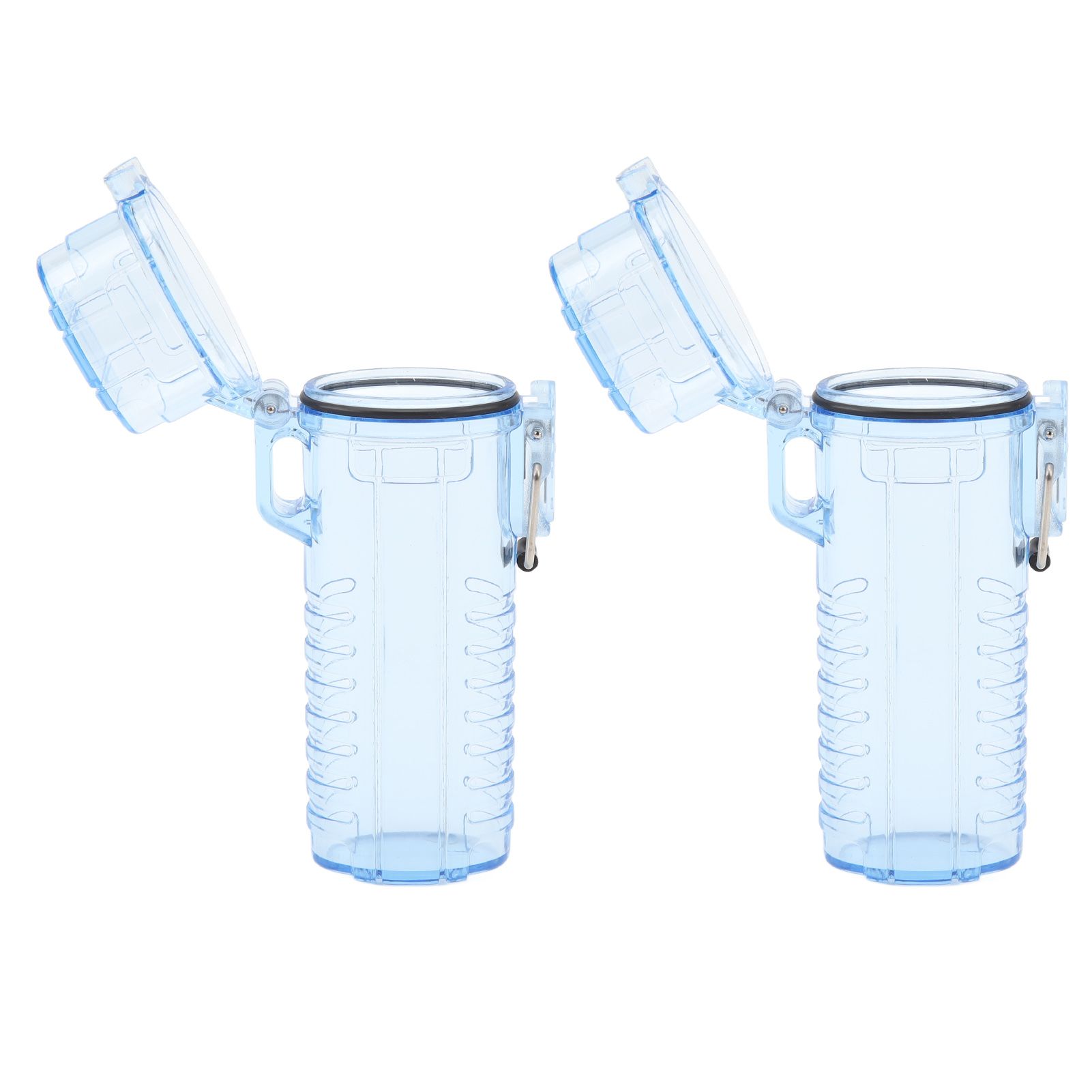 2Pcs Lighter Case Waterproof Lighter Storage Container Plastic for Outdoor view 3