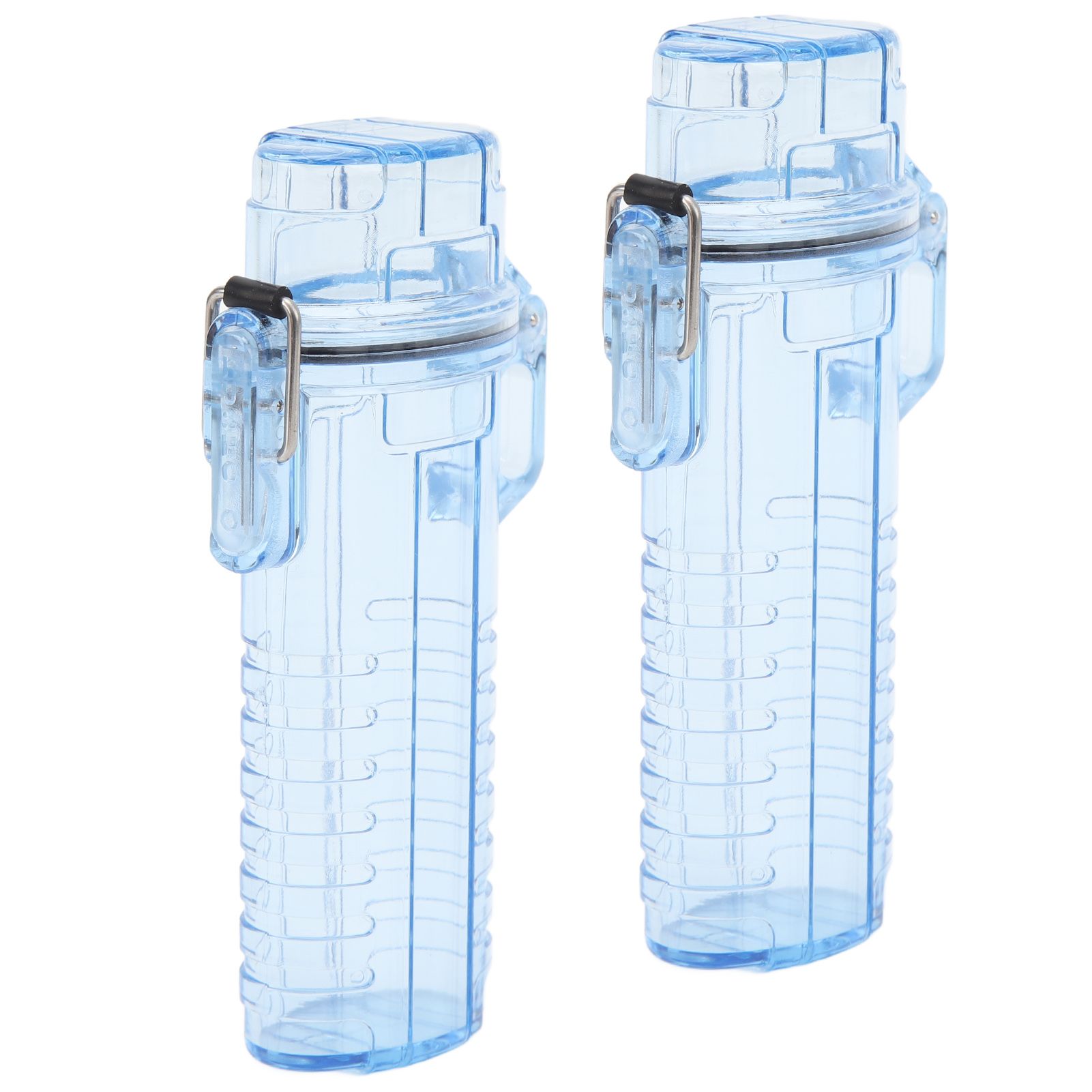 2Pcs Lighter Case Waterproof Lighter Storage Container Plastic for Outdoor view 8