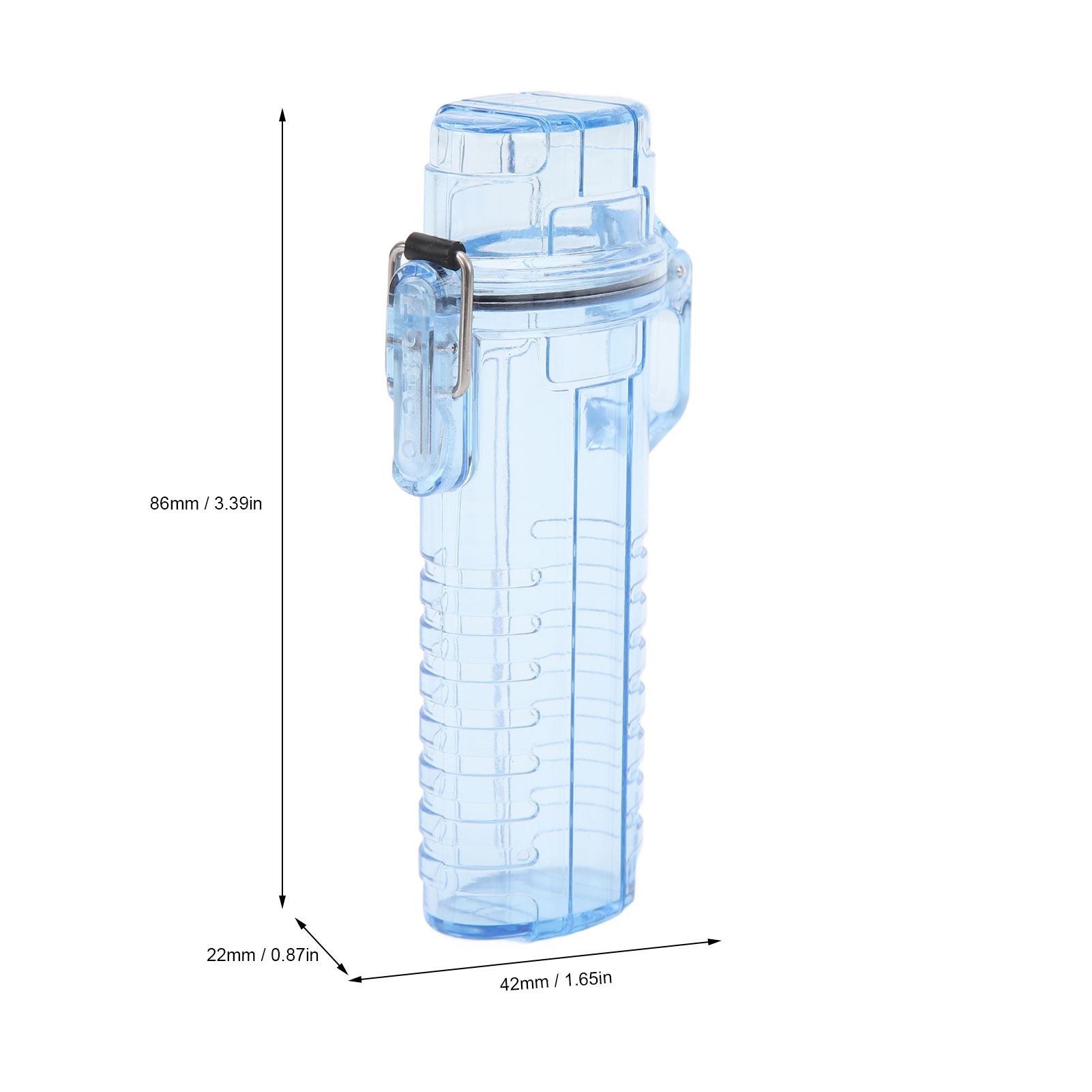 2Pcs Lighter Case Waterproof Lighter Storage Container Plastic for Outdoor view 13