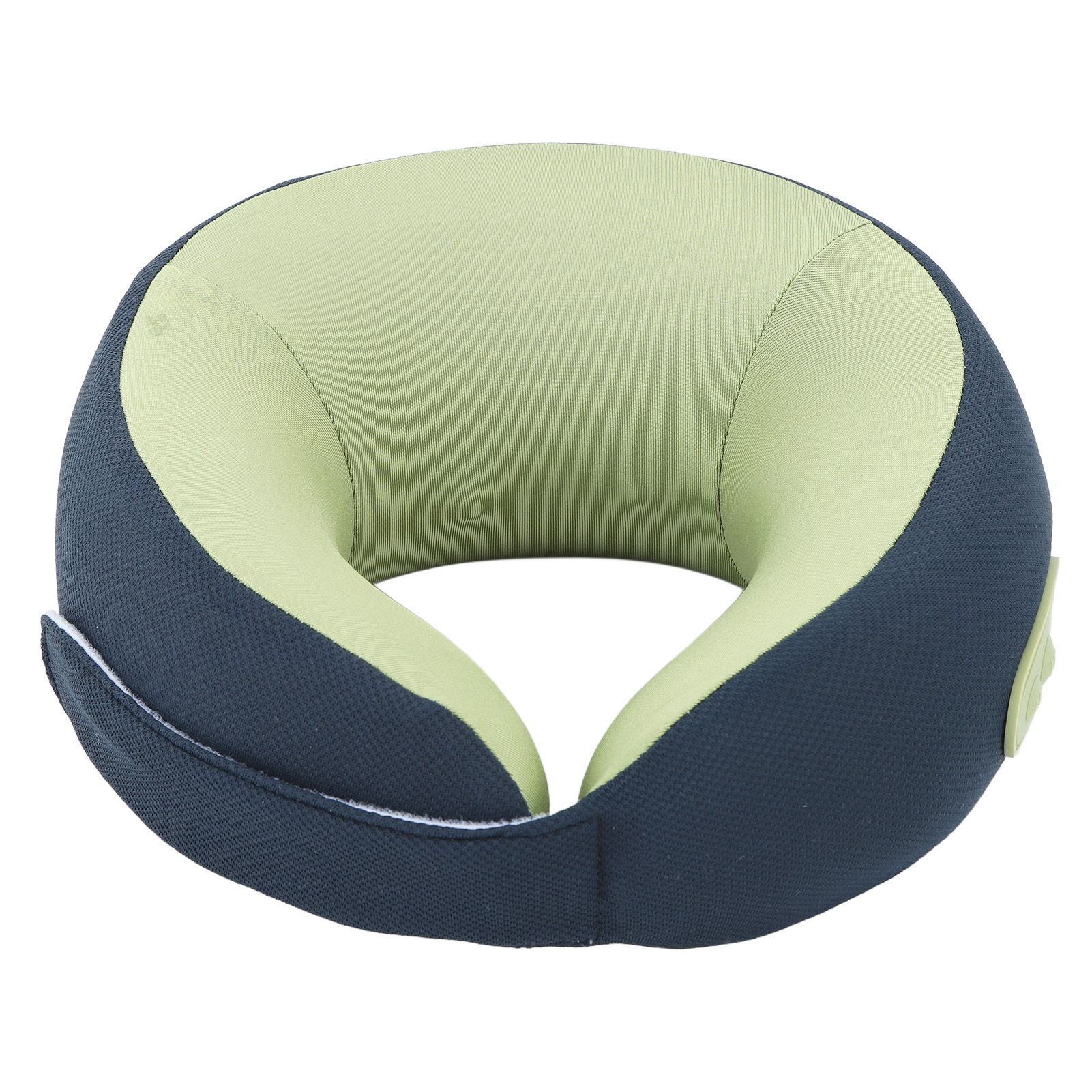 Back Neck Pillow Massager Hot Compress Cordless Massager Pillow Blue Green view 2