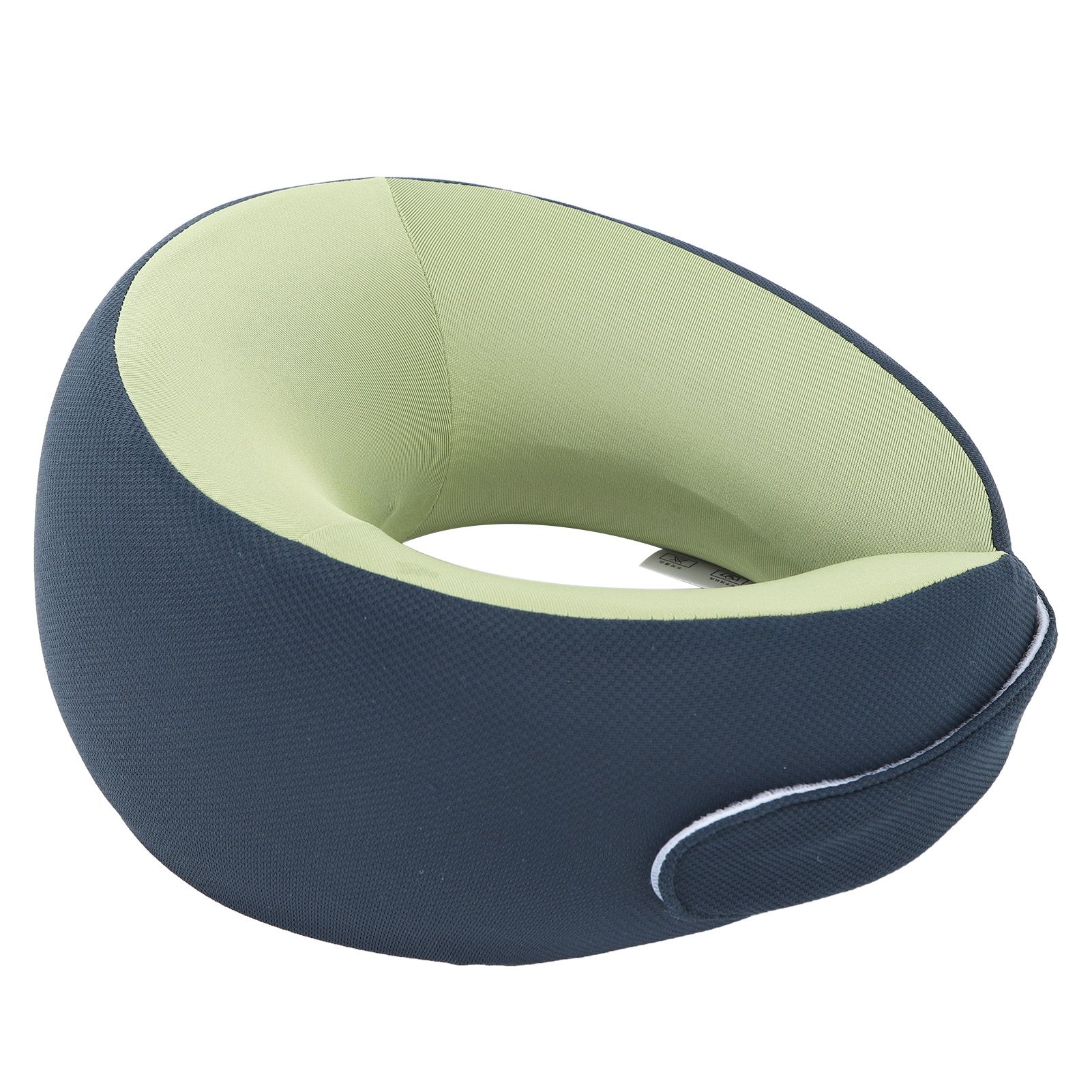 Back Neck Pillow Massager Hot Compress Cordless Massager Pillow Blue Green view 6