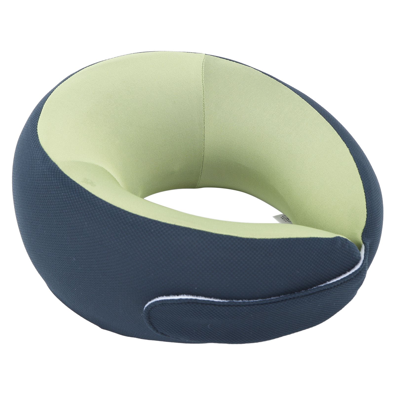 Back Neck Pillow Massager Hot Compress Cordless Massager Pillow Blue Green view 7