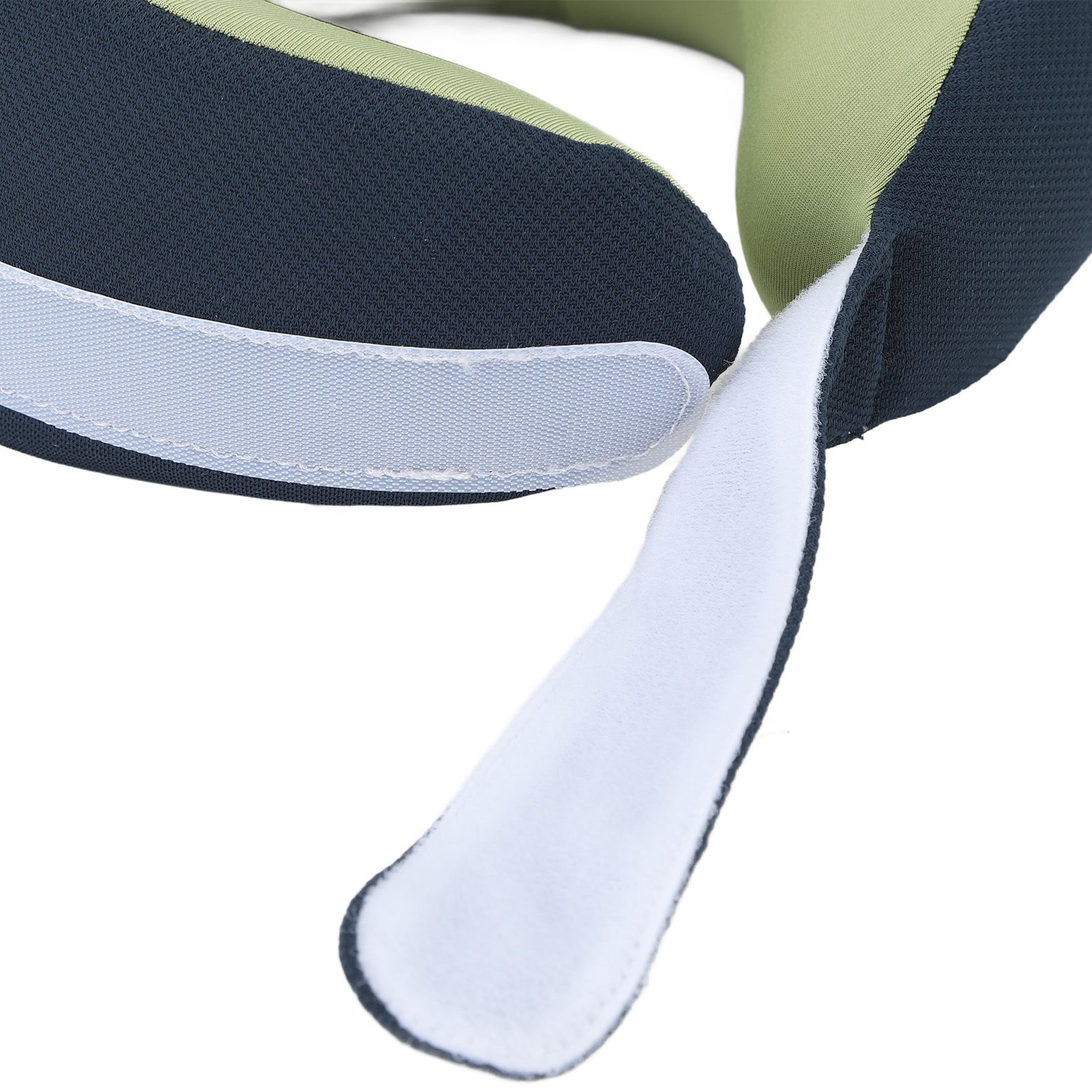 Back Neck Pillow Massager Hot Compress Cordless Massager Pillow Blue Green view 14