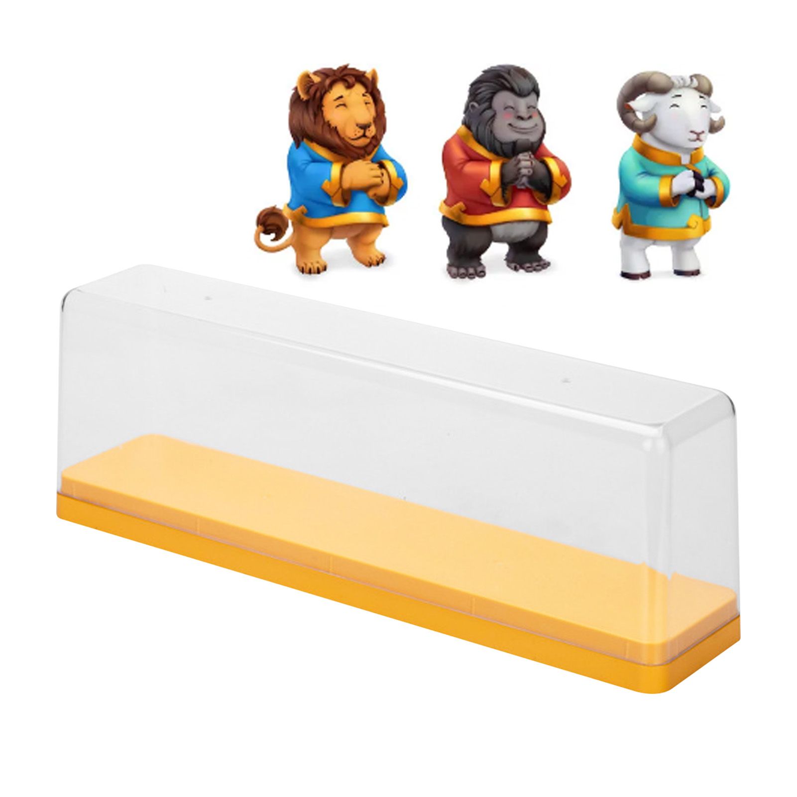 Action Figure Storage Box Dustproof Stackable Transparent Cartoon Figure Doll view 5