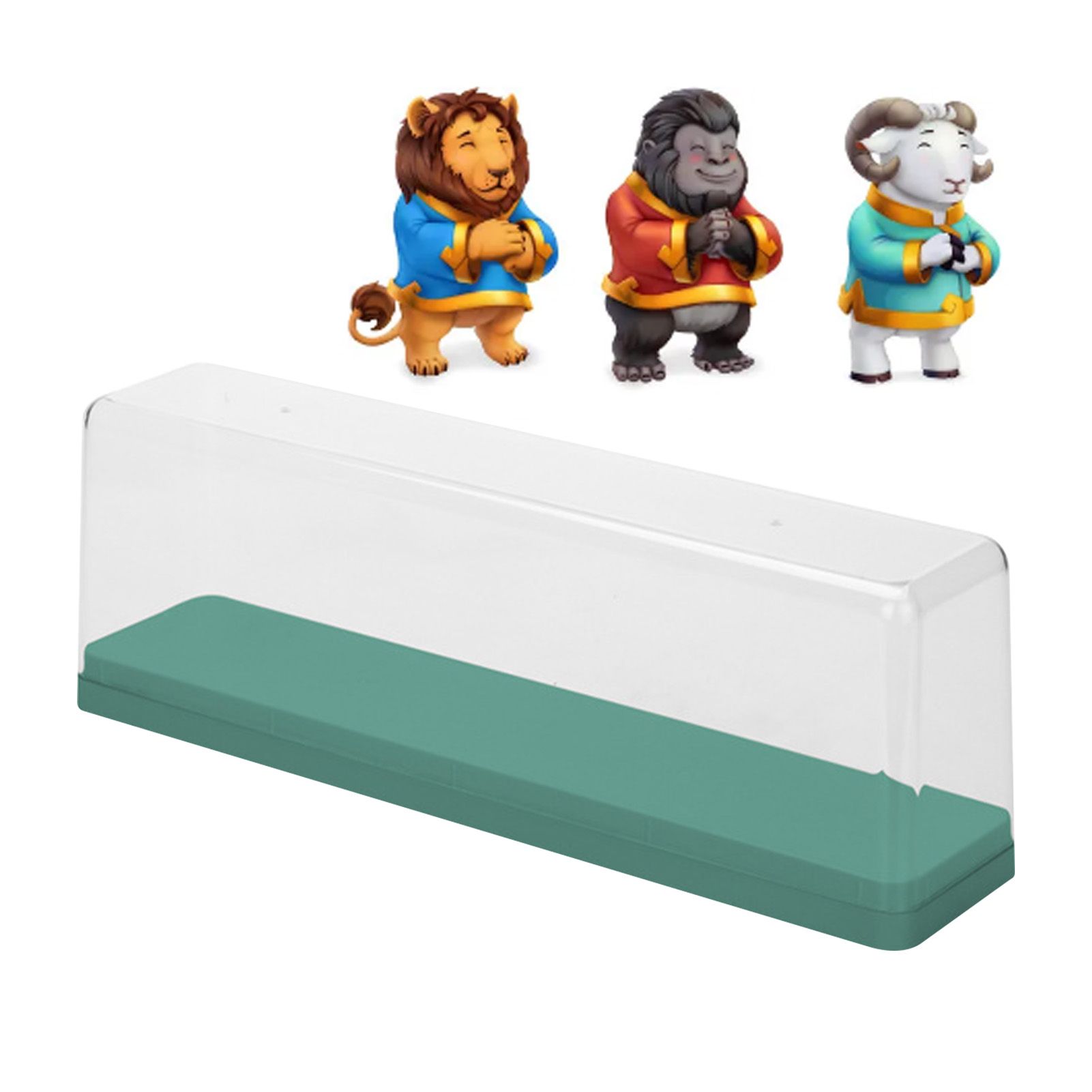 Action Figure Storage Box Dustproof Stackable Transparent Cartoon Figure Doll view 5