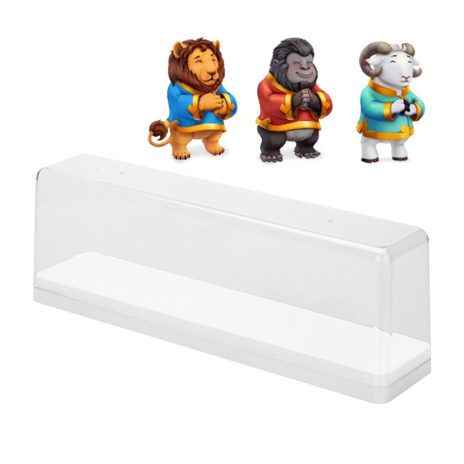 Action Figure Storage Box Dustproof Stackable Transparent Cartoon Figure Doll view 5