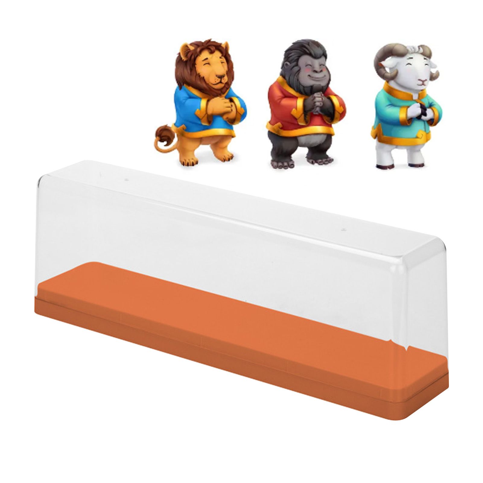 Action Figure Storage Box Dustproof Stackable Transparent Cartoon Figure Doll view 5