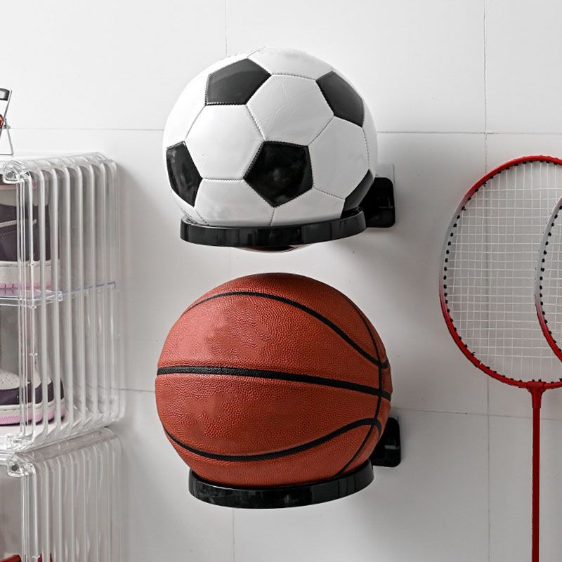 Soccer Ball Wall Mount Display Holder Plastic Football Storage Rack Basketball view 5