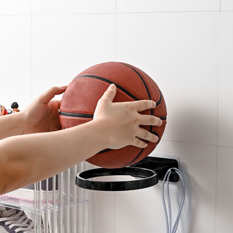 Soccer Ball Wall Mount Display Holder Plastic Football Storage Rack Basketball view 10