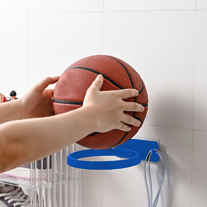 Soccer Ball Wall Mount Display Holder Plastic Football Storage Rack Basketball view 6
