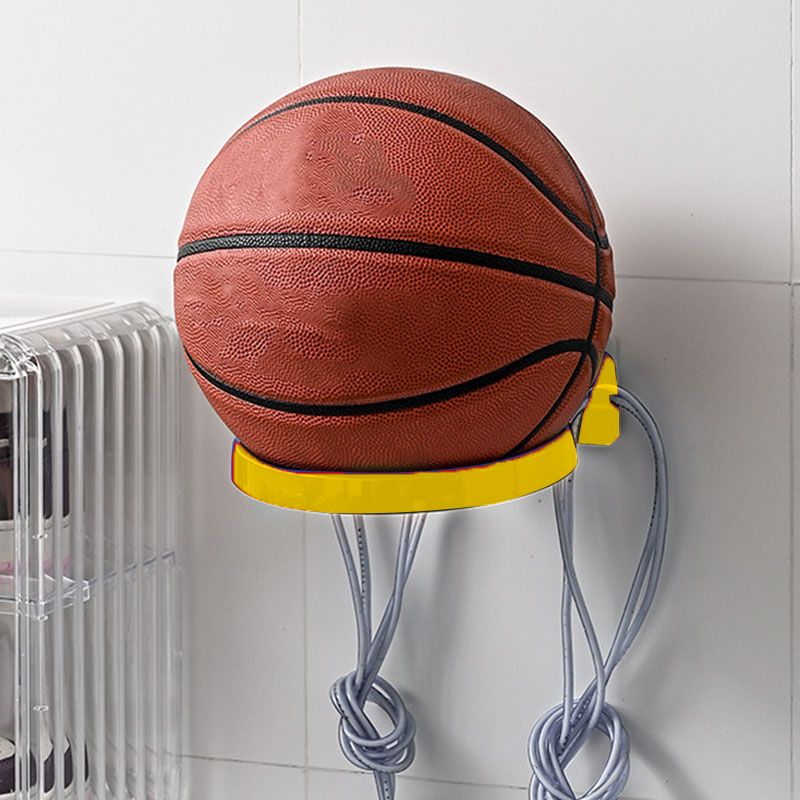 Soccer Ball Wall Mount Display Holder Plastic Football Storage Rack Basketball view 5