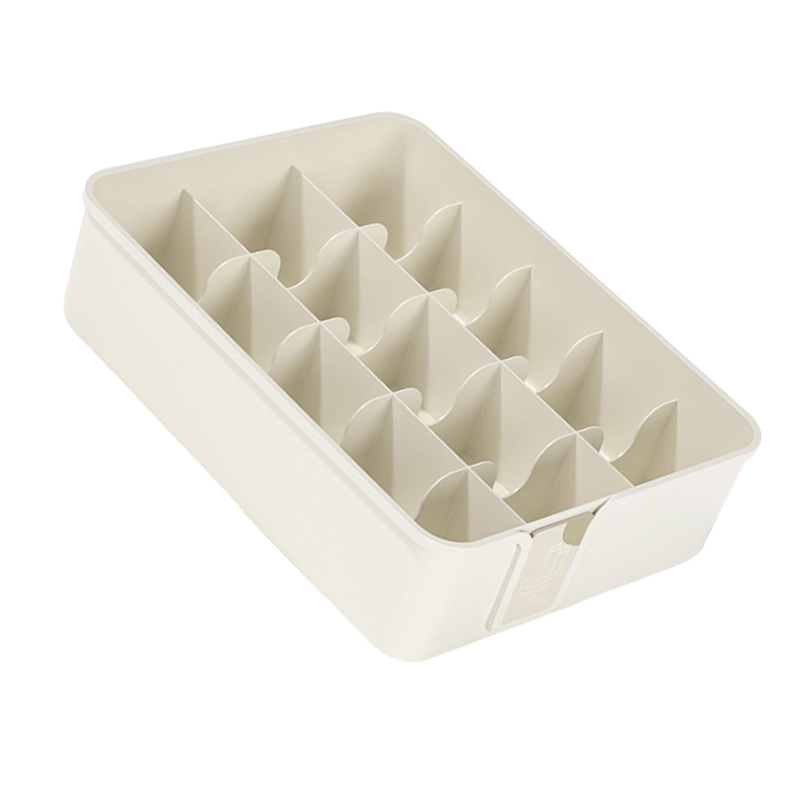 Sock Underwear Organizer Divider Plastic 15 Cell Closet Drawer Storage Box for view 3