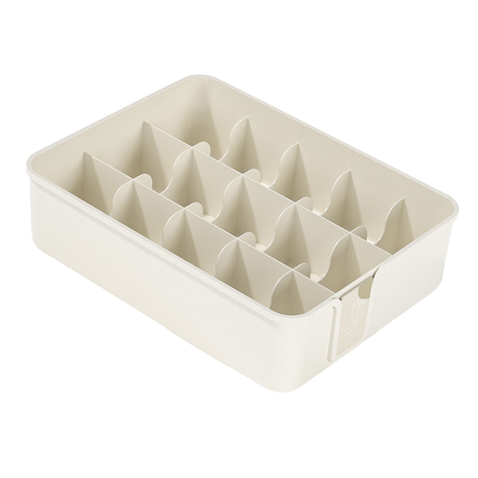 Sock Underwear Organizer Divider Plastic 15 Cell Closet Drawer Storage Box for view 4