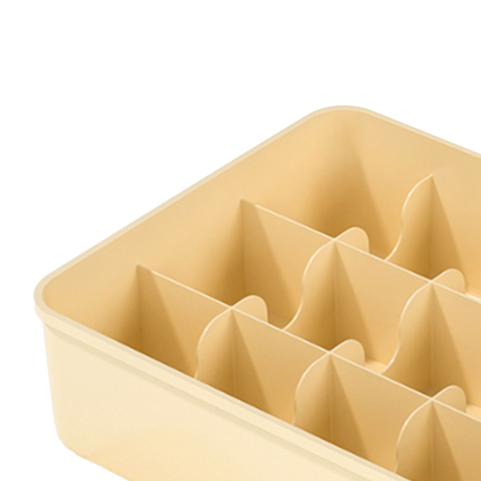 Sock Underwear Organizer Divider Plastic 15 Cell Closet Drawer Storage Box for view 3