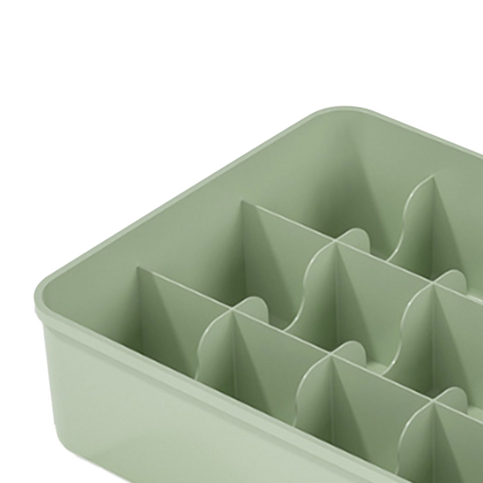 Sock Underwear Organizer Divider Plastic 15 Cell Closet Drawer Storage Box for view 3