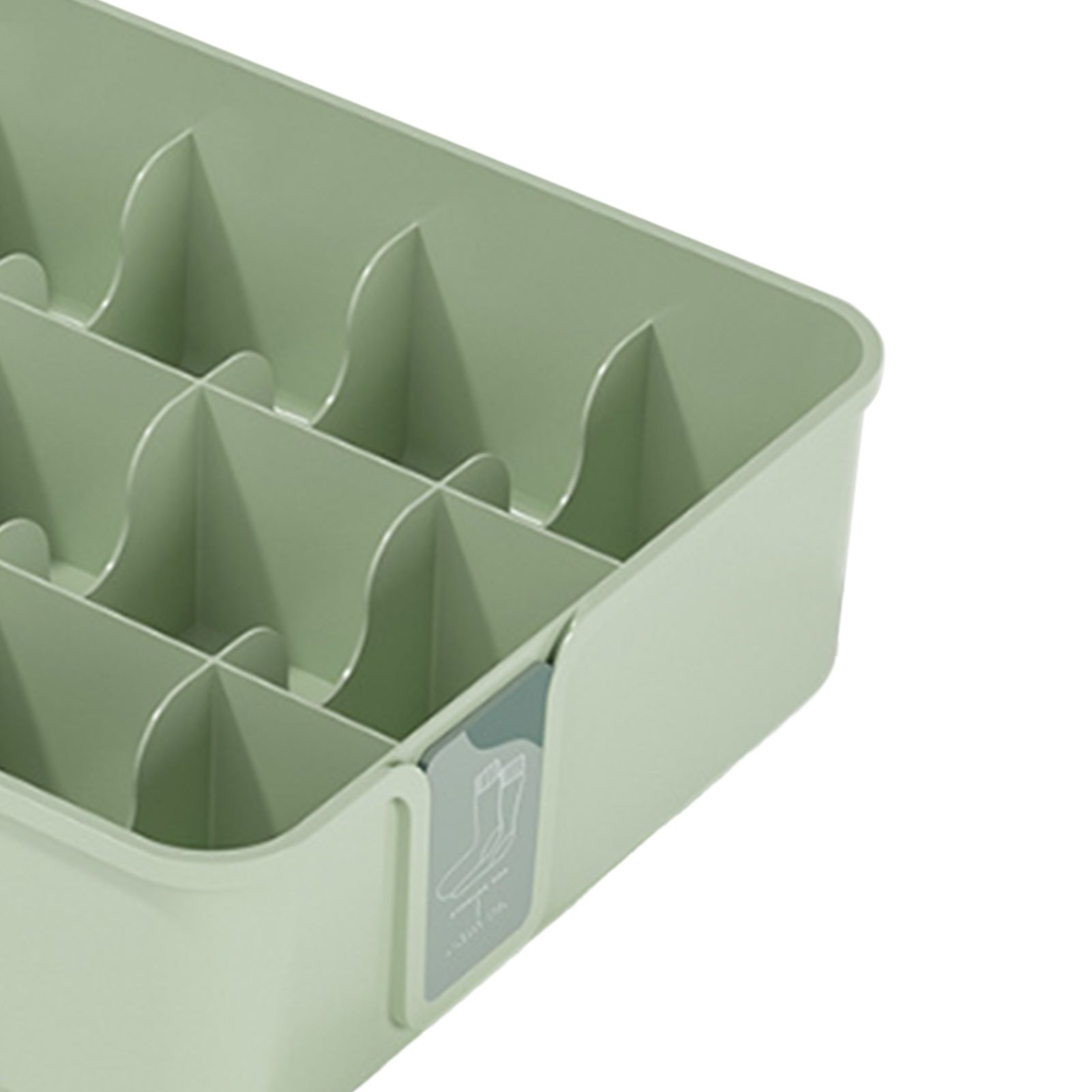 Sock Underwear Organizer Divider Plastic 15 Cell Closet Drawer Storage Box for view 4