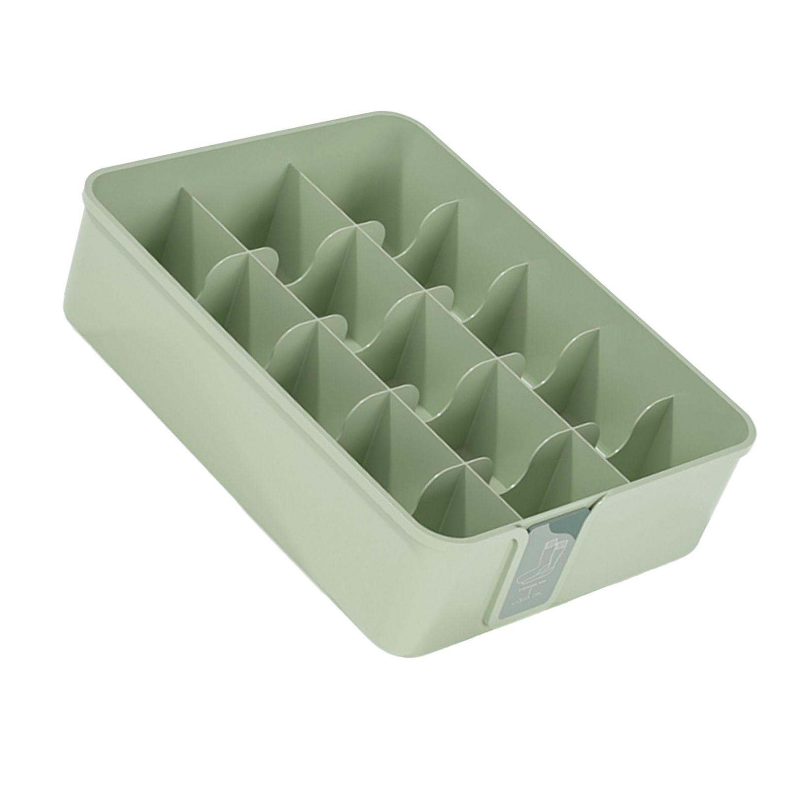 Sock Underwear Organizer Divider Plastic 15 Cell Closet Drawer Storage Box for view 5