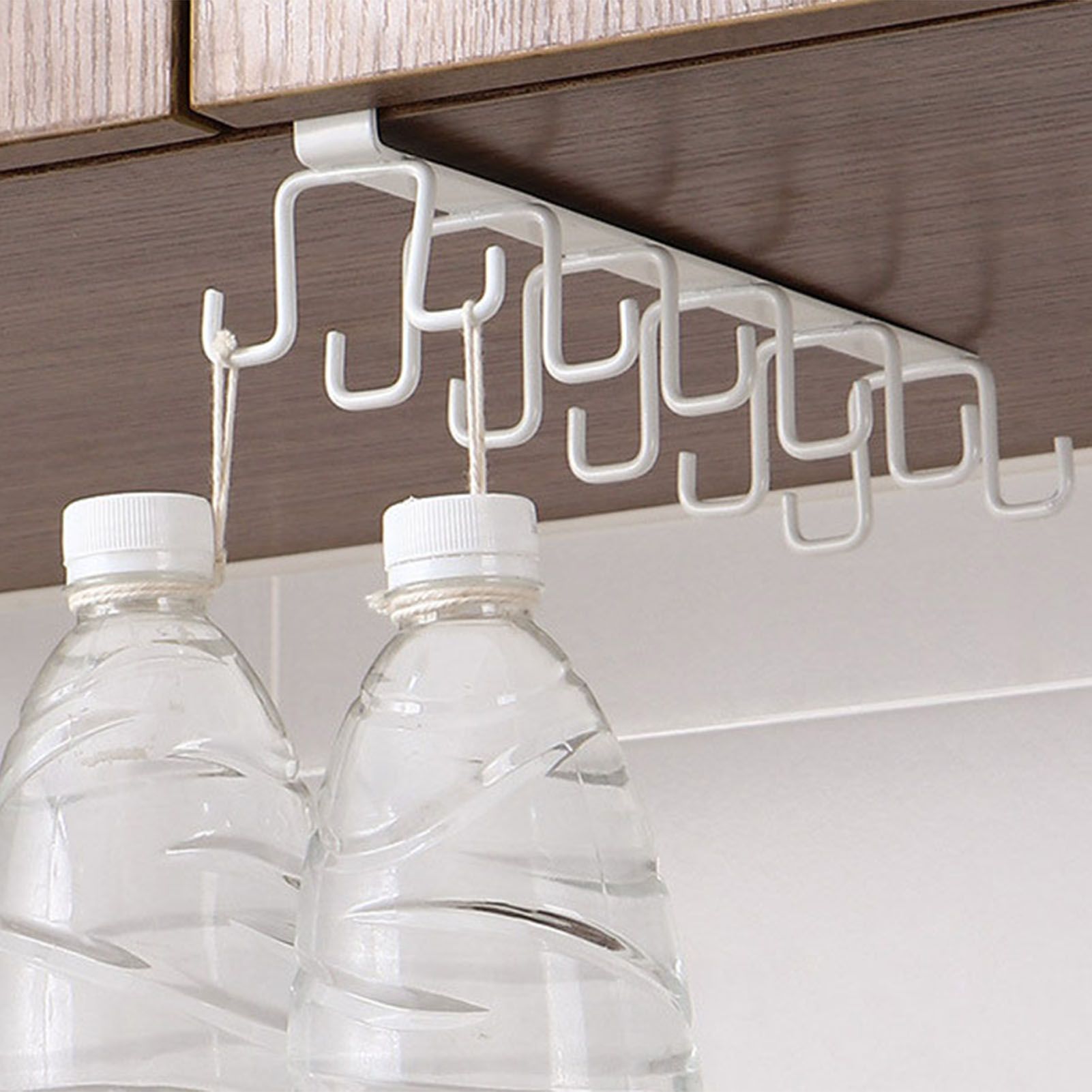 Kitchen Utensil Holder Hanger Iron Double Row Hook Spoon Shovel Shelving for view 6