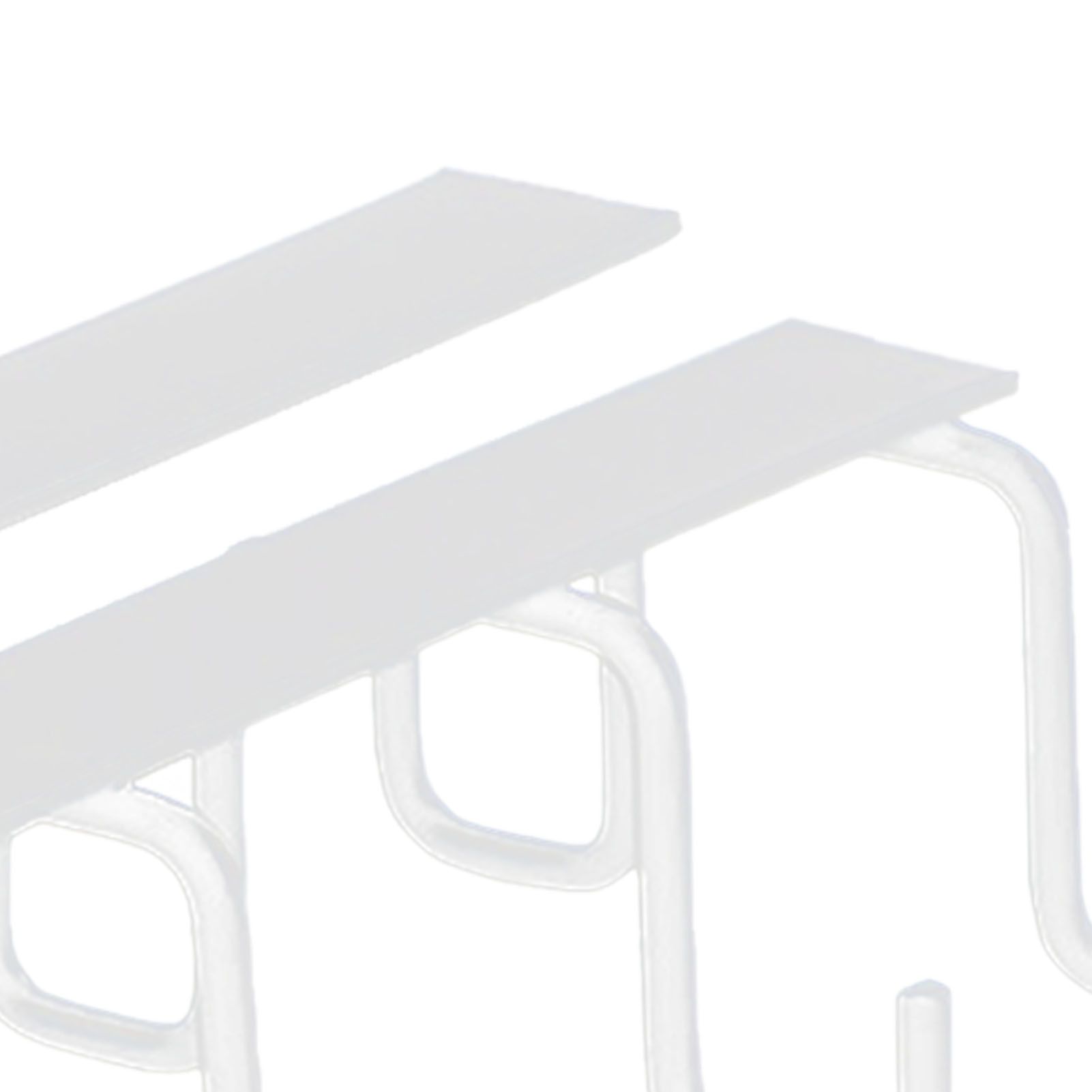 Kitchen Utensil Holder Hanger Iron Double Row Hook Spoon Shovel Shelving for view 8