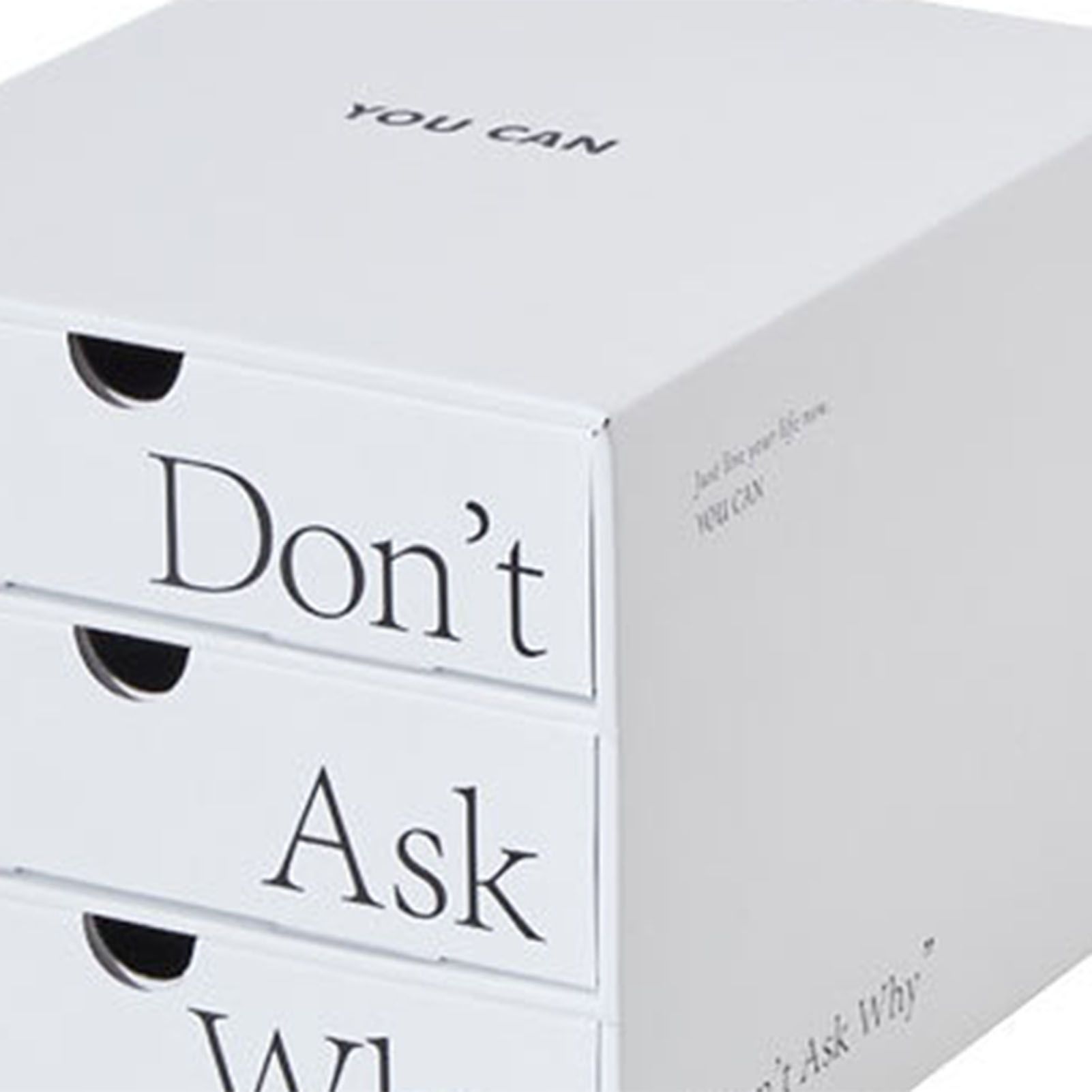 Desk Organizer with Drawer Corrugated Paper 3 Tier Desktop Storage Box for view 7