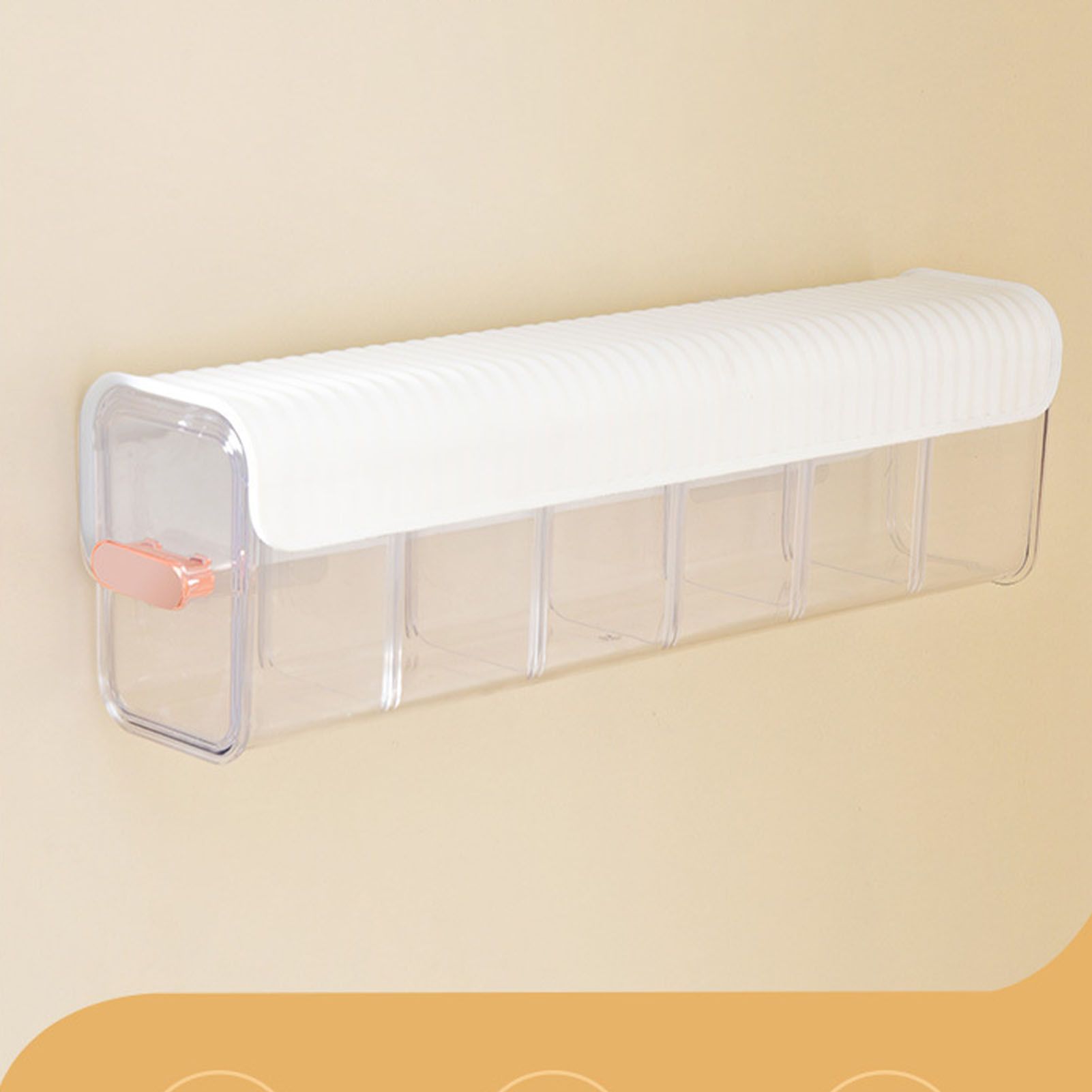 Wall Underwear Organizer Detachable Dustproof Moistureproof Wall Mount Drawer view 8