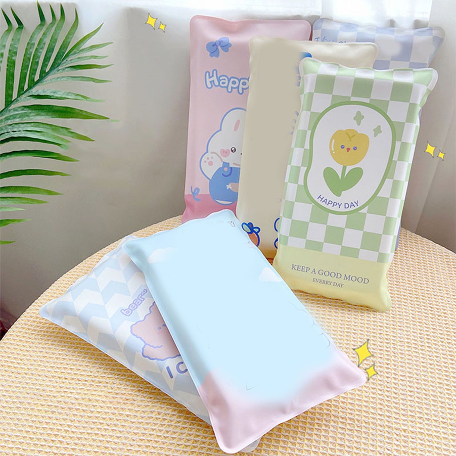 Water Filling Ice Pillow Multifunctional Summer Cartoon Cooling Cushion Mat view 6