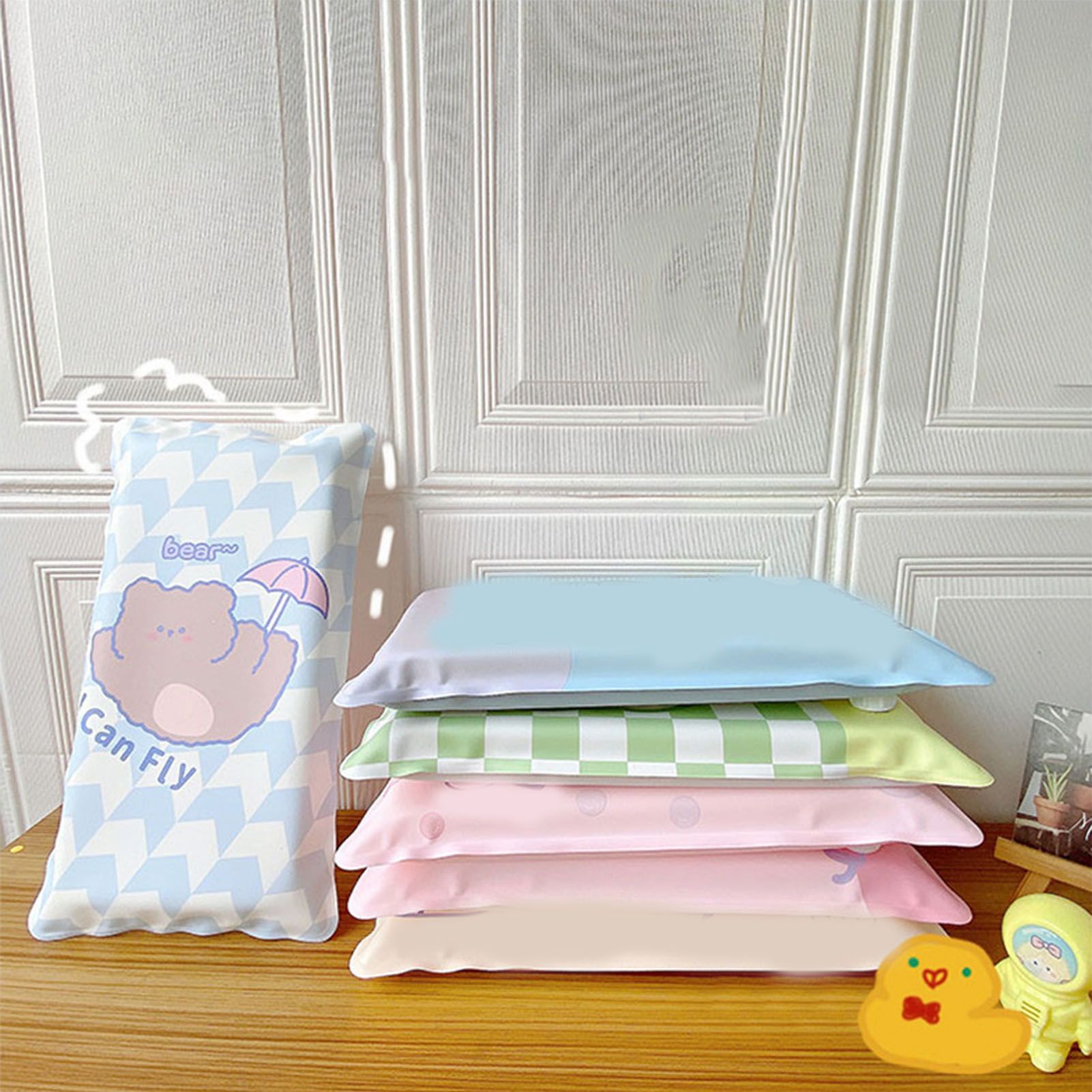Water Filling Ice Pillow Multifunctional Summer Cartoon Cooling Cushion Mat view 12