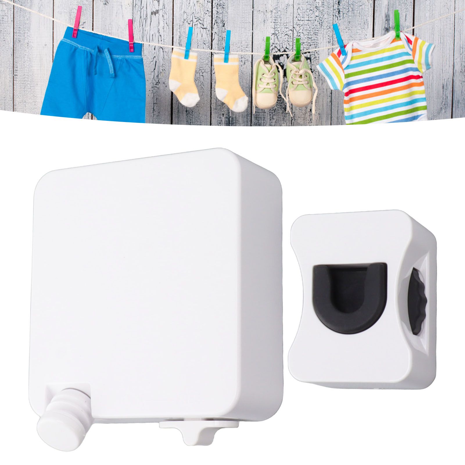 Retractable Clothesline Heavy Duty 304 Stainless Steel Adjustable Retracting view 11