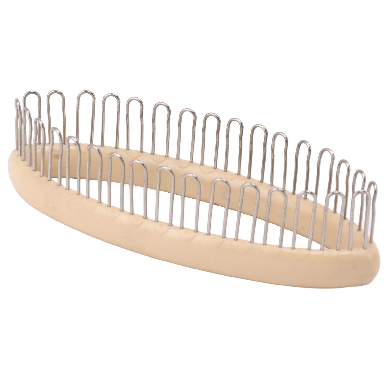 Knitting Loom Wooden Round Pocket Knitting Board DIY Weaving Craft Tool with view 3