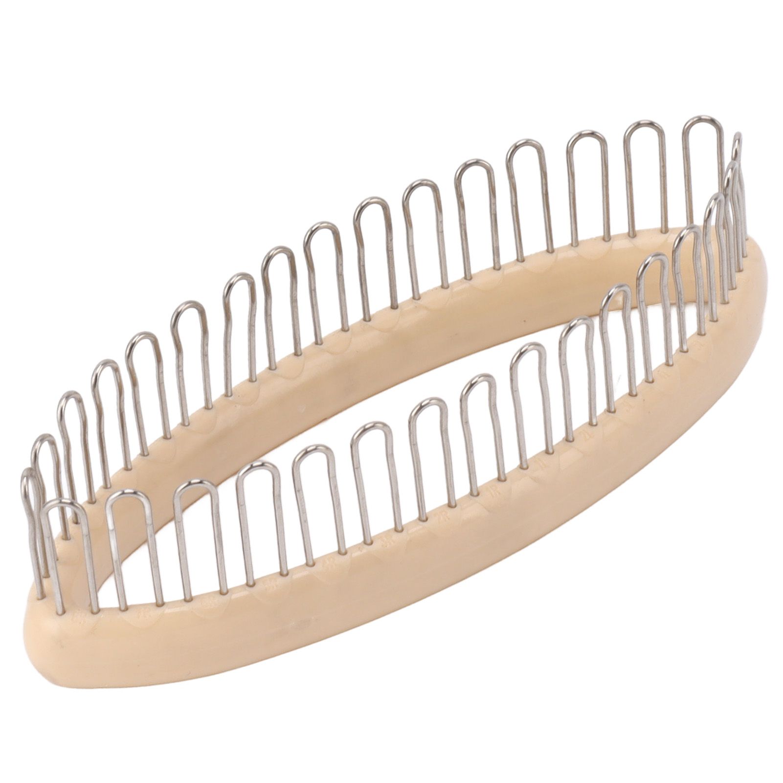 Knitting Loom Wooden Round Pocket Knitting Board DIY Weaving Craft Tool with view 5