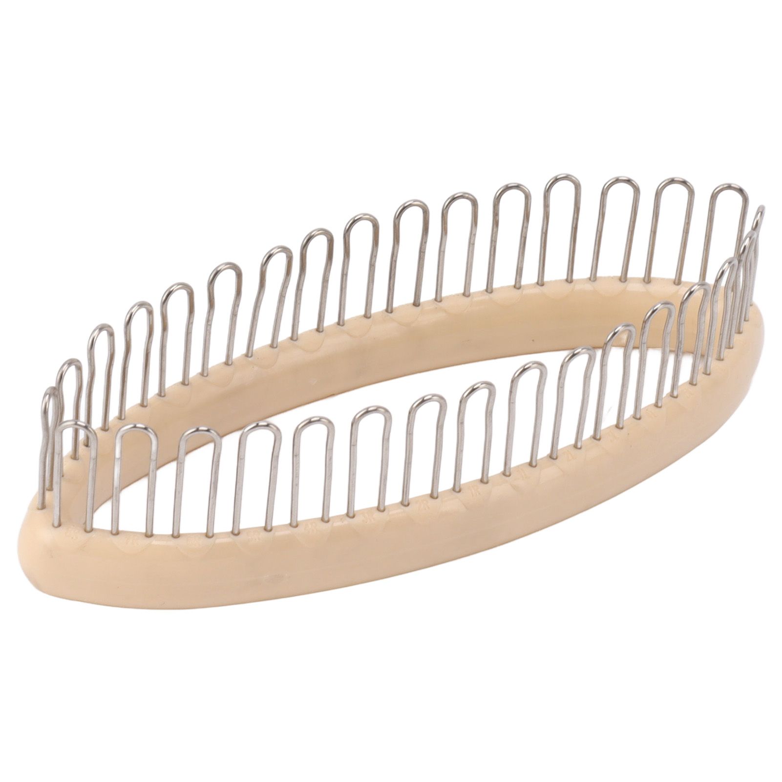 Knitting Loom Wooden Round Pocket Knitting Board DIY Weaving Craft Tool with view 6