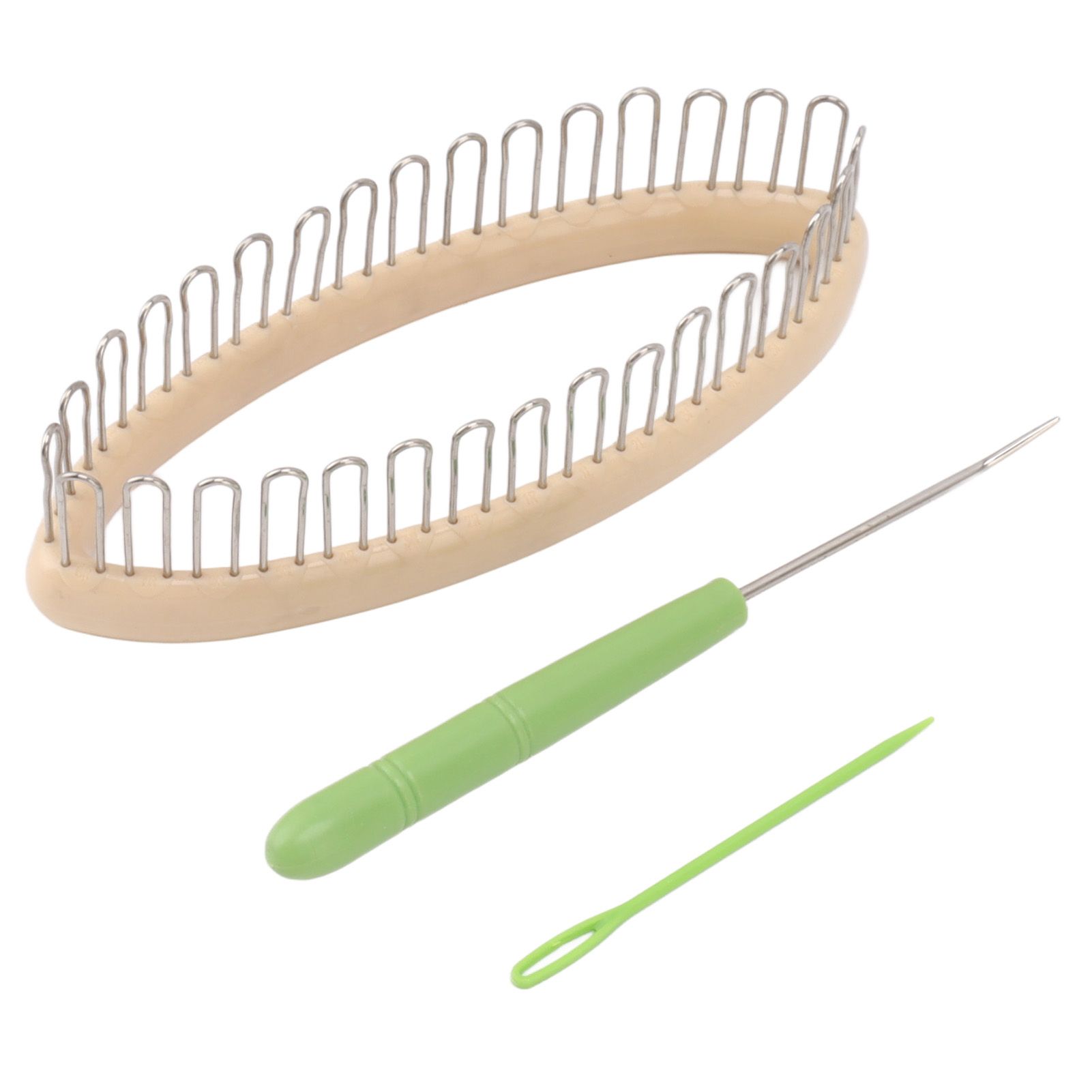 Knitting Loom Wooden Round Pocket Knitting Board DIY Weaving Craft Tool with view 10