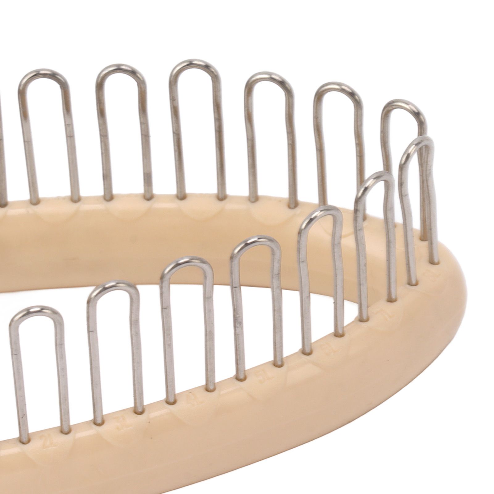 Knitting Loom Wooden Round Pocket Knitting Board DIY Weaving Craft Tool with view 15