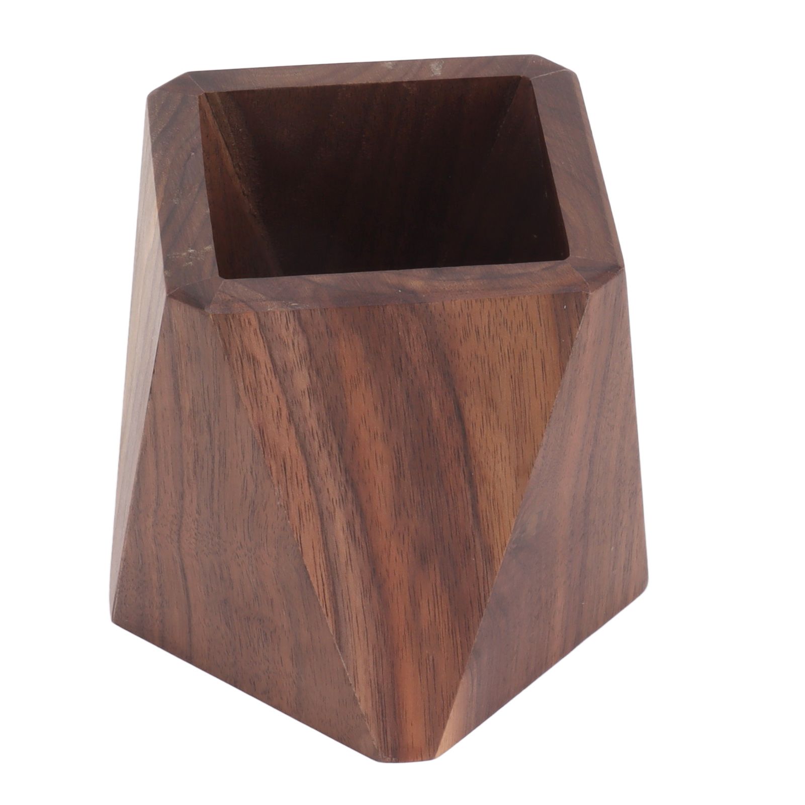Cooking Utensil Container Smoothing Stable Large Capacity Simple Wooden Pen view 3