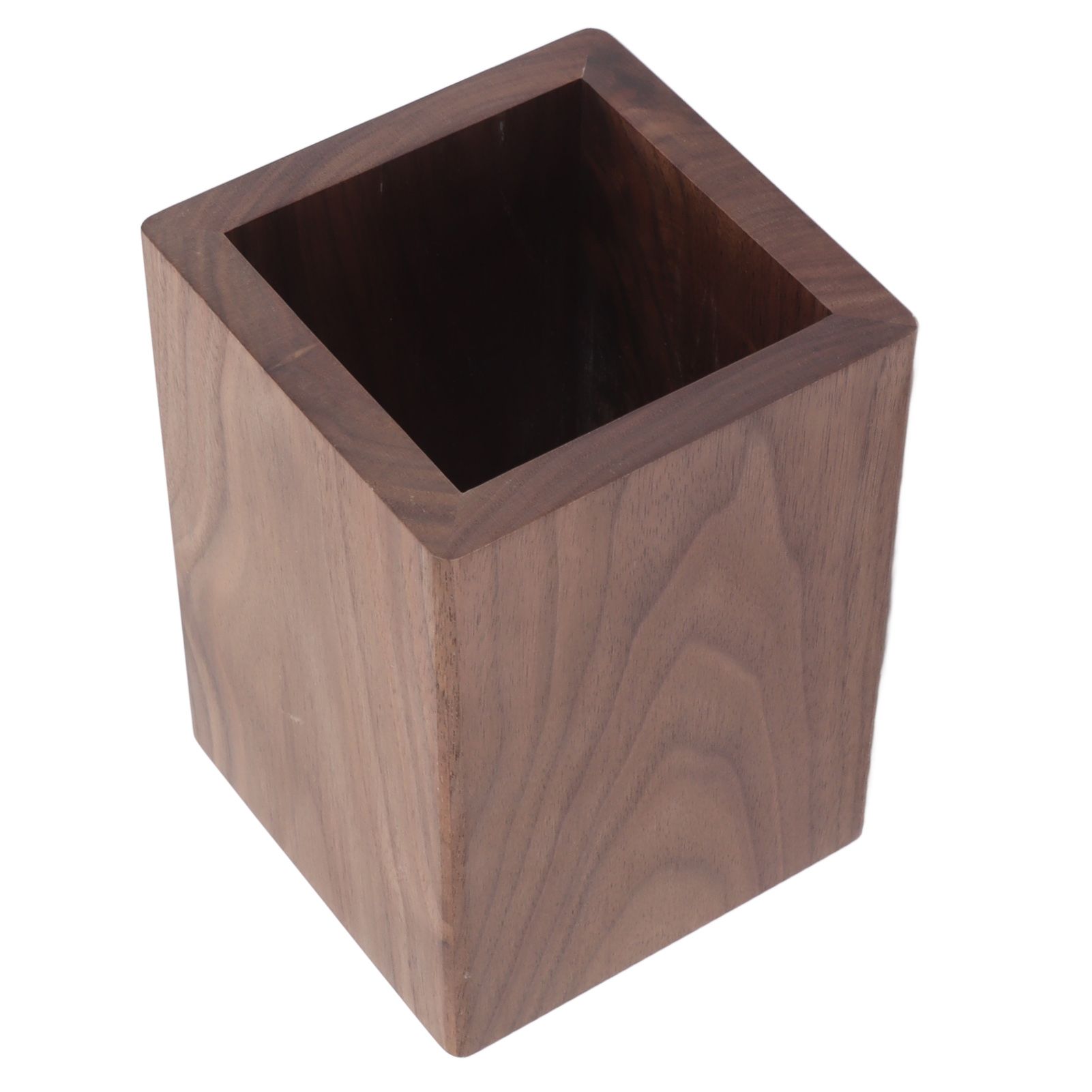 Cooking Utensil Container Smoothing Stable Large Capacity Simple Wooden Pen view 2
