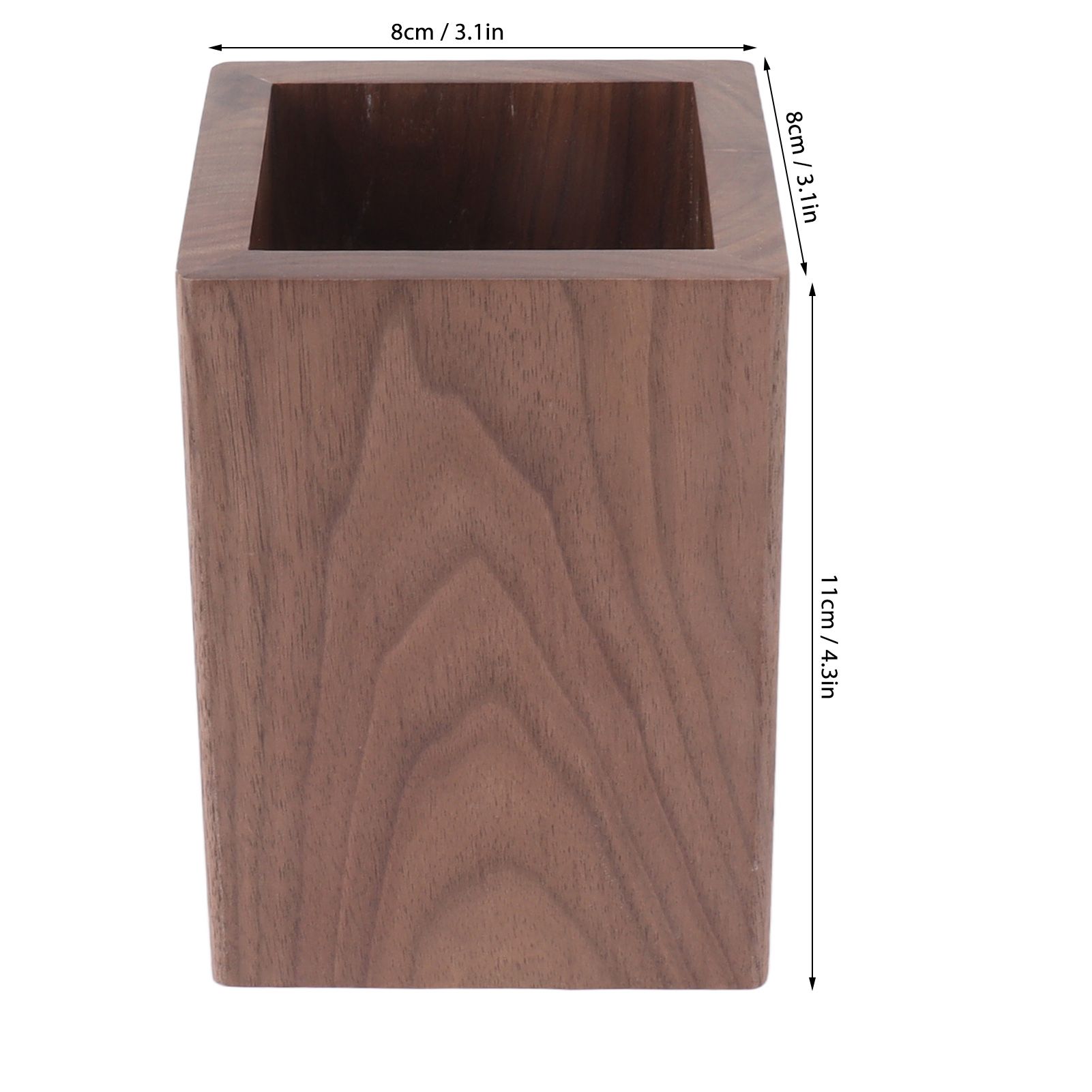 Cooking Utensil Container Smoothing Stable Large Capacity Simple Wooden Pen view 13