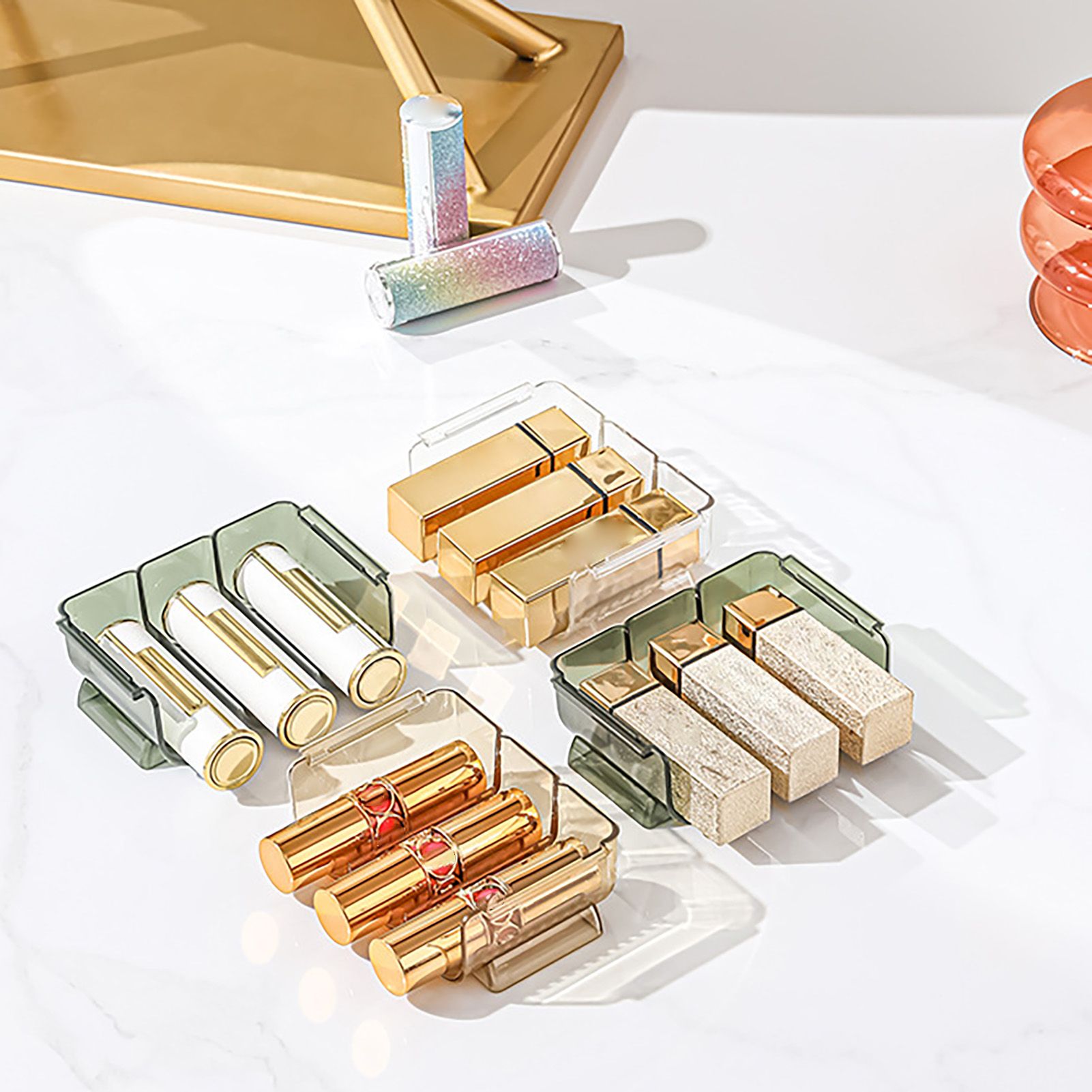 3pcs Lipstick Holder Transparent Storage Overlay Clear Lipstick Display Holder view 9