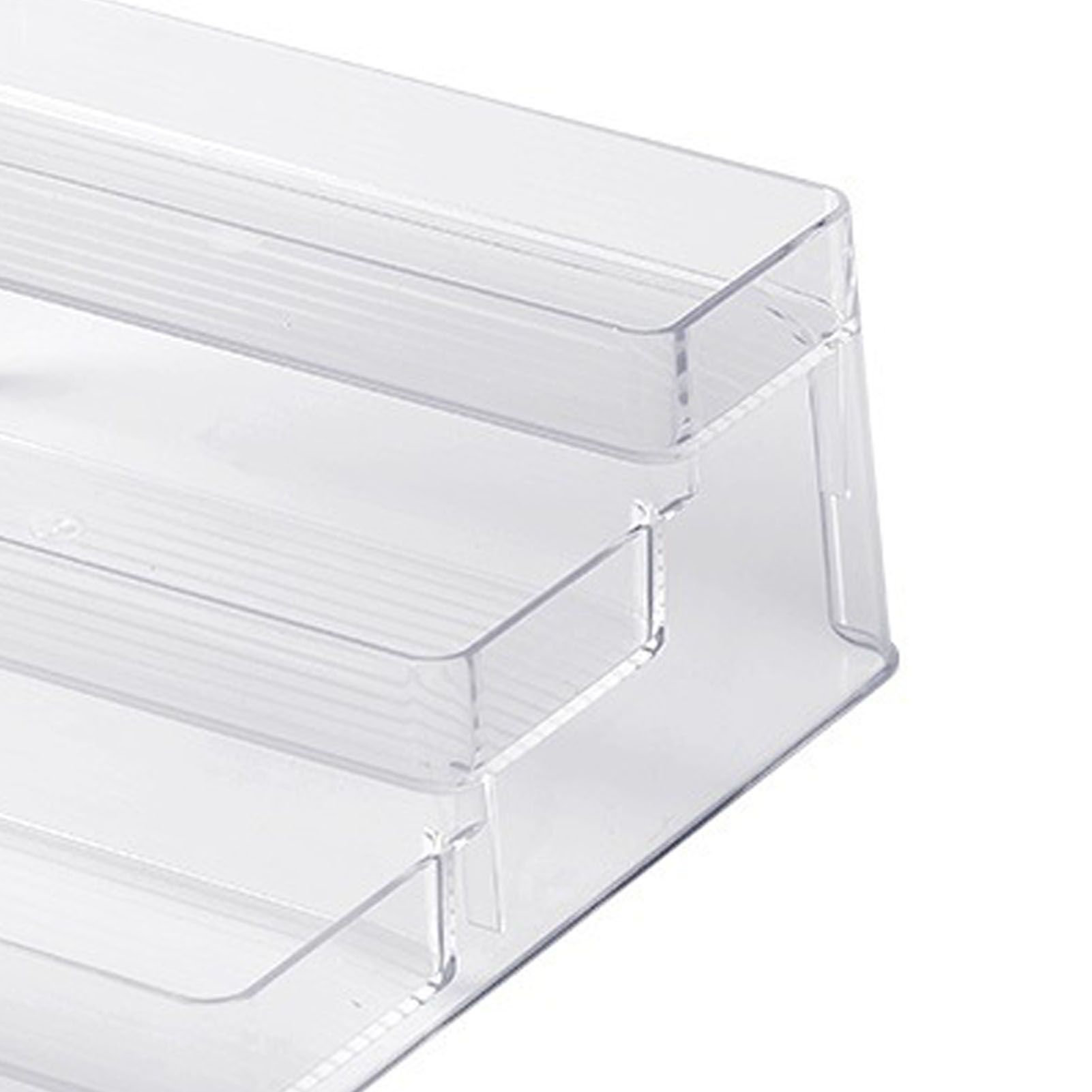 Clear Acrylic Display Riser Shelf 3 Tier Riser Display Stand Kitchen Bathroom view 7