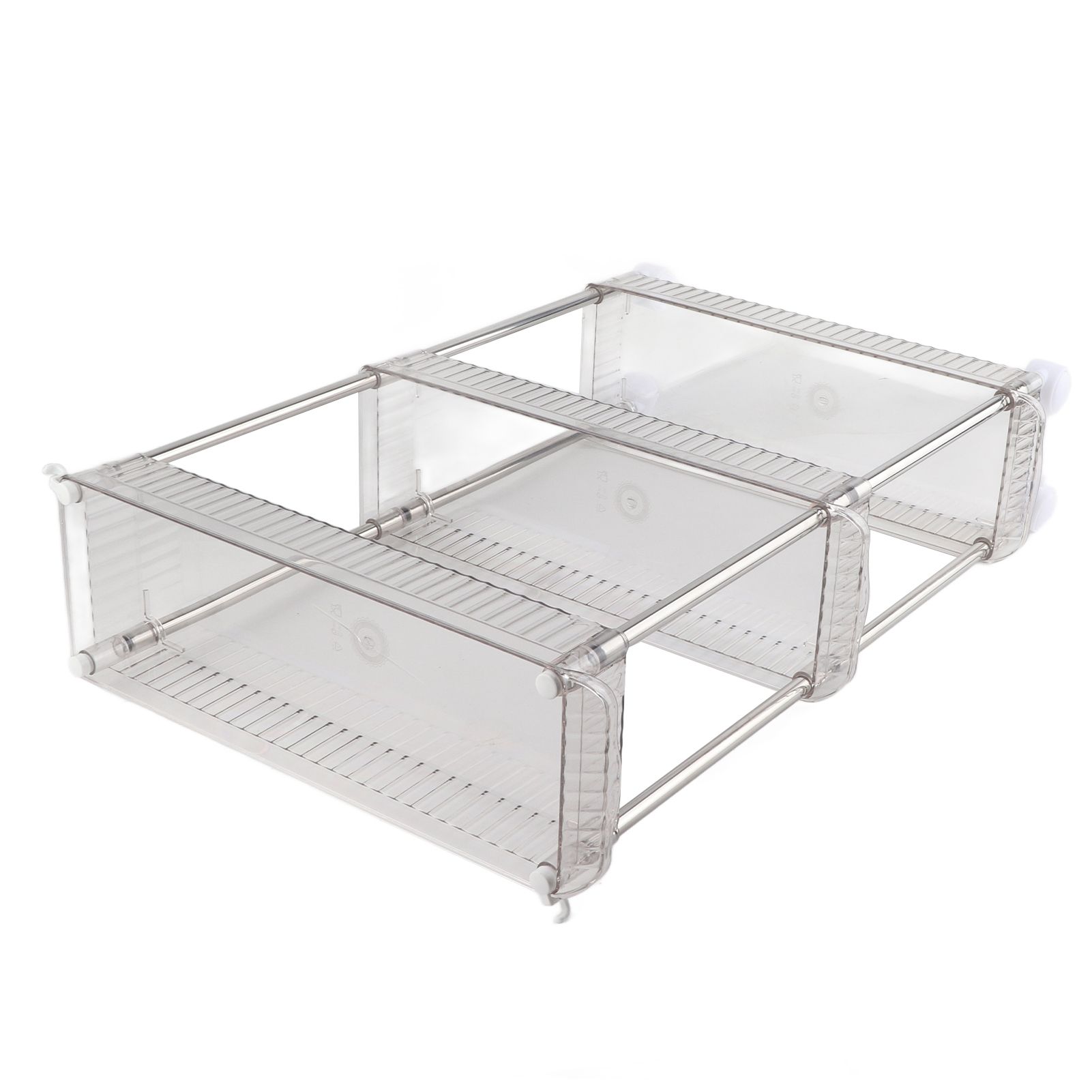 Bathroom Gap Shelf Bathroom Cosmetics Transparent Storage Rack Multi Layer view 8