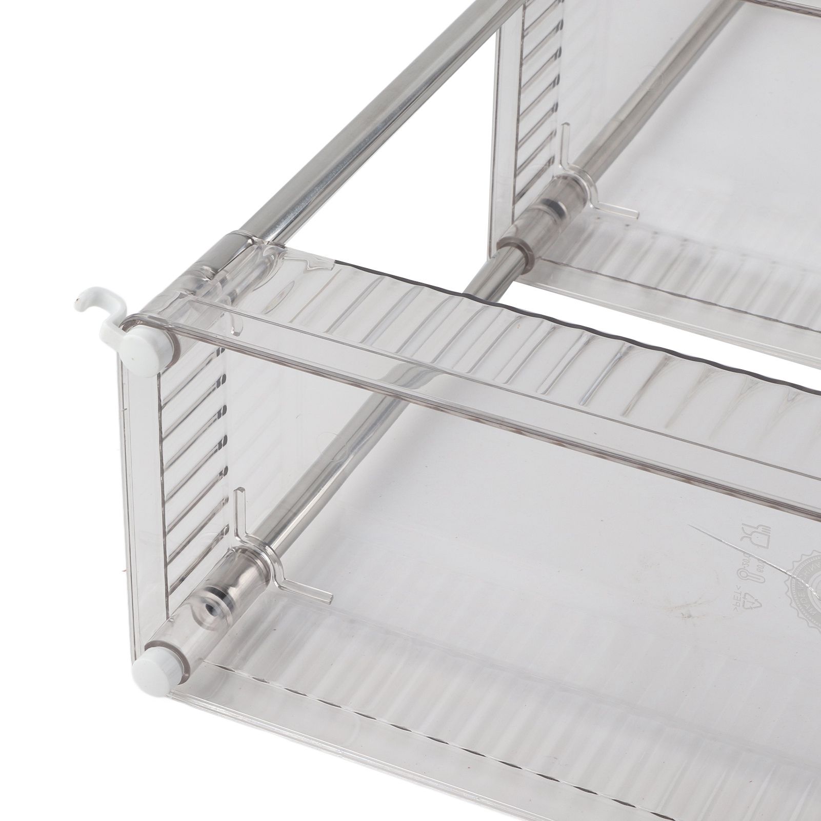 Bathroom Gap Shelf Bathroom Cosmetics Transparent Storage Rack Multi Layer view 9