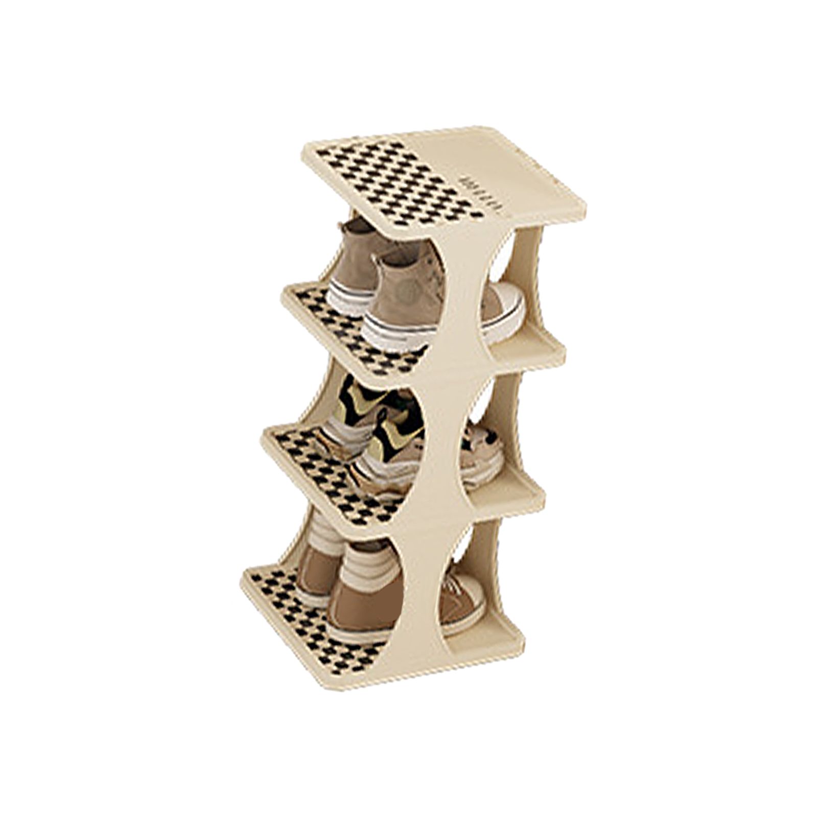 Shoe Rack Single Pairs Shoe Shelf Space Saving Shoe Orgainzer Tower for Home view 3